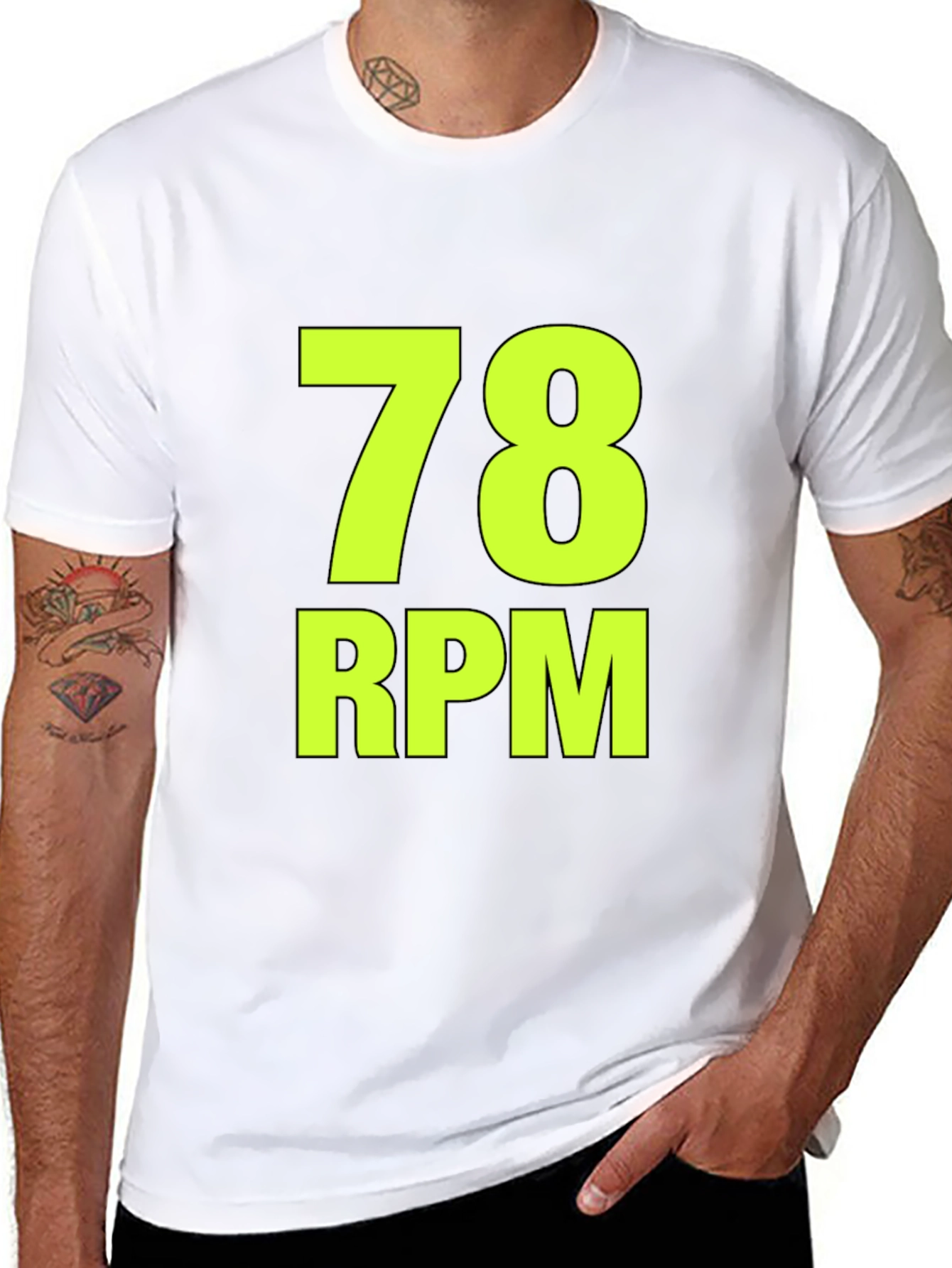 78 RPM T-Shirt - Retro Music Fan Tee