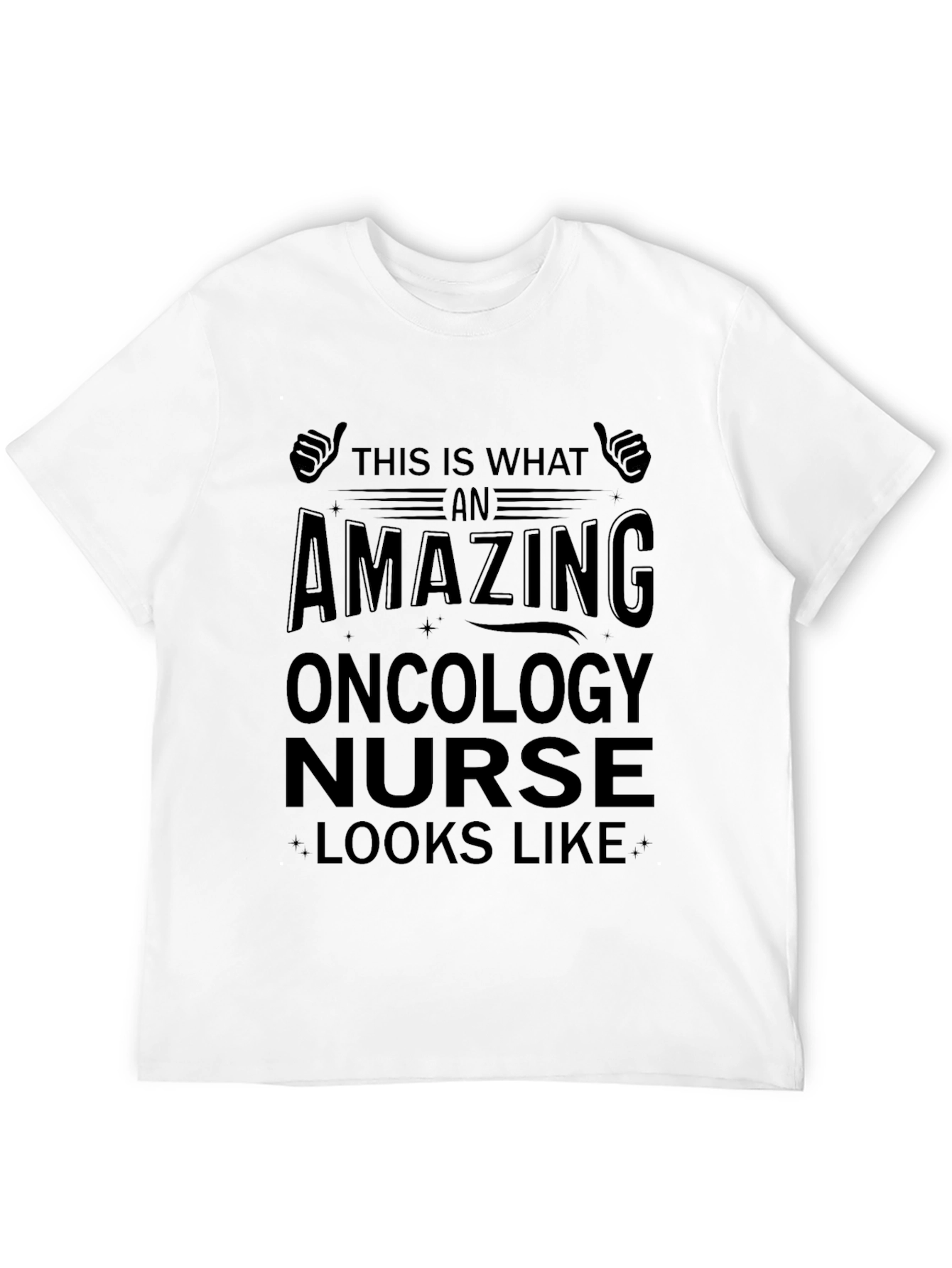 Amazing Oncology Nurse T-Shirt Black