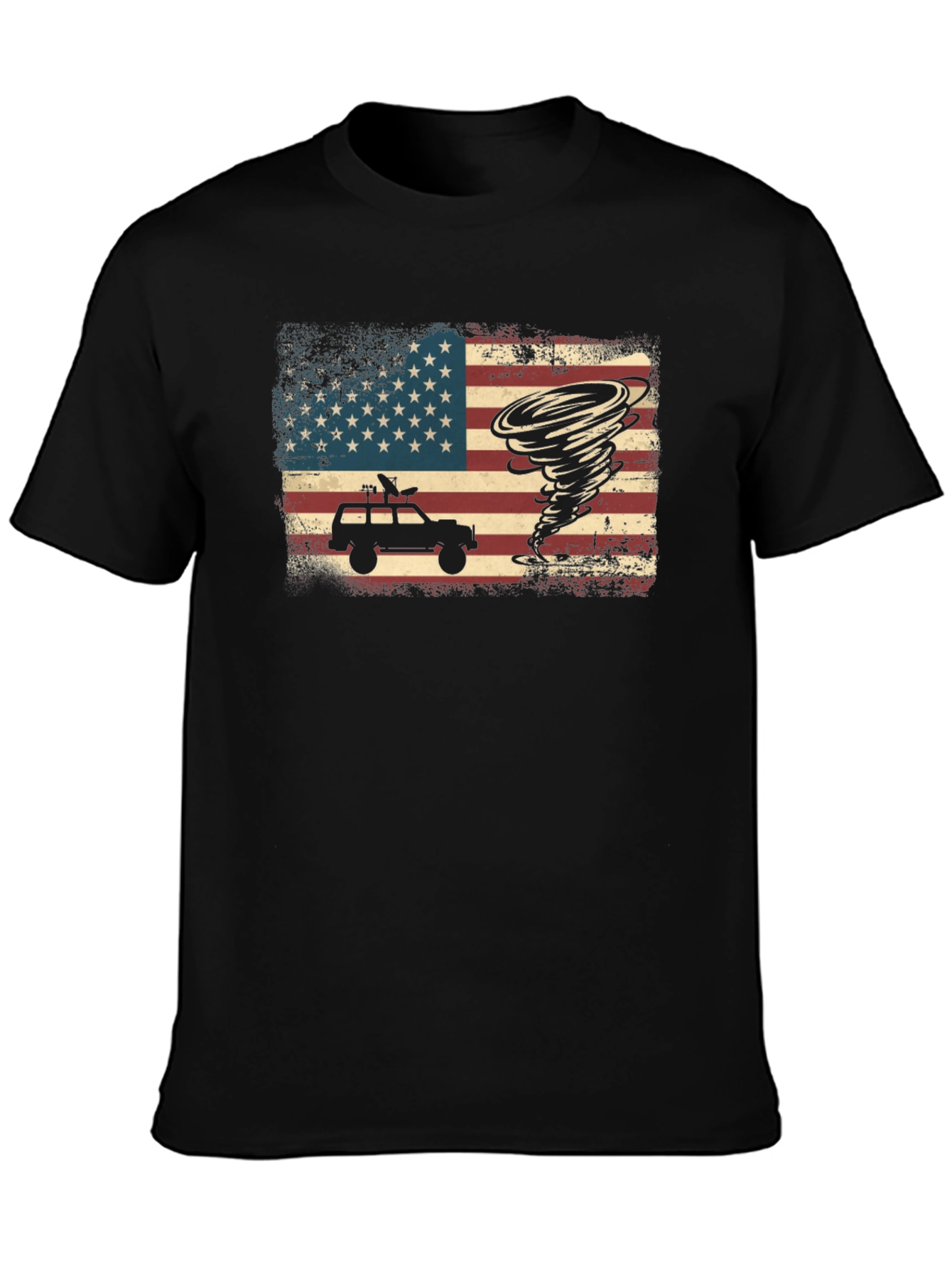 American Flag Storm Chaser T-Shirt