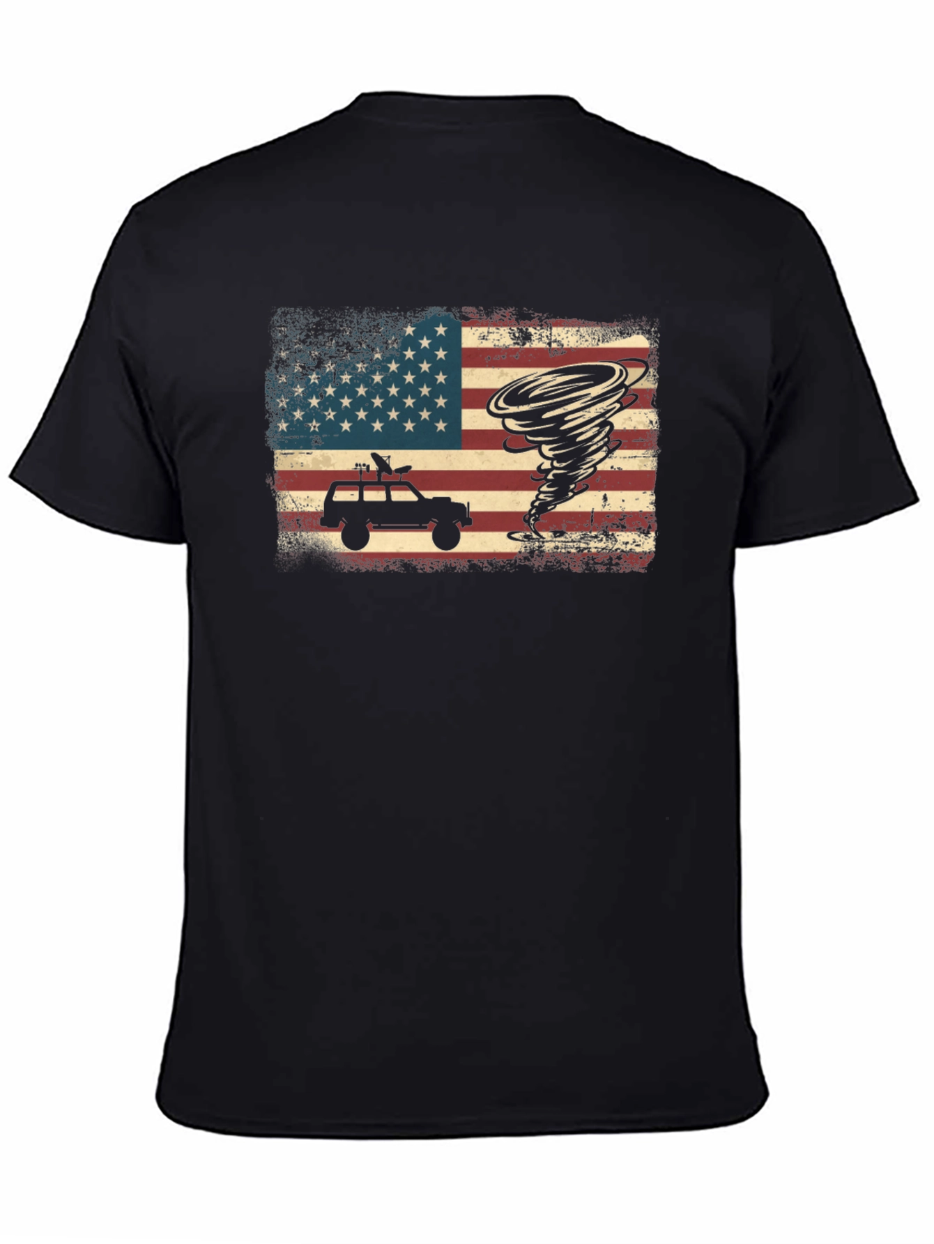 American Flag Storm Chaser T-Shirt