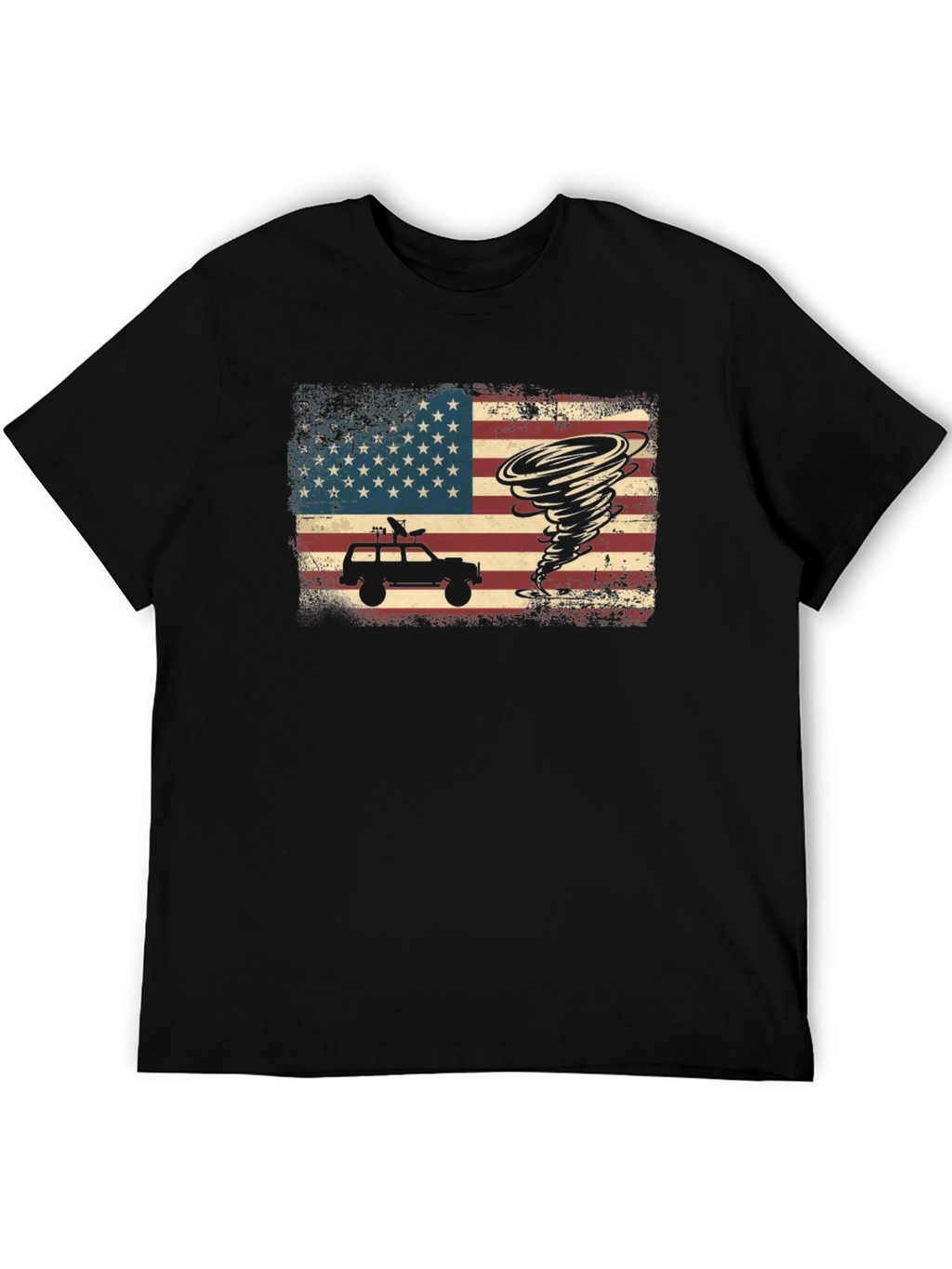 American Flag Storm Chaser T-Shirt