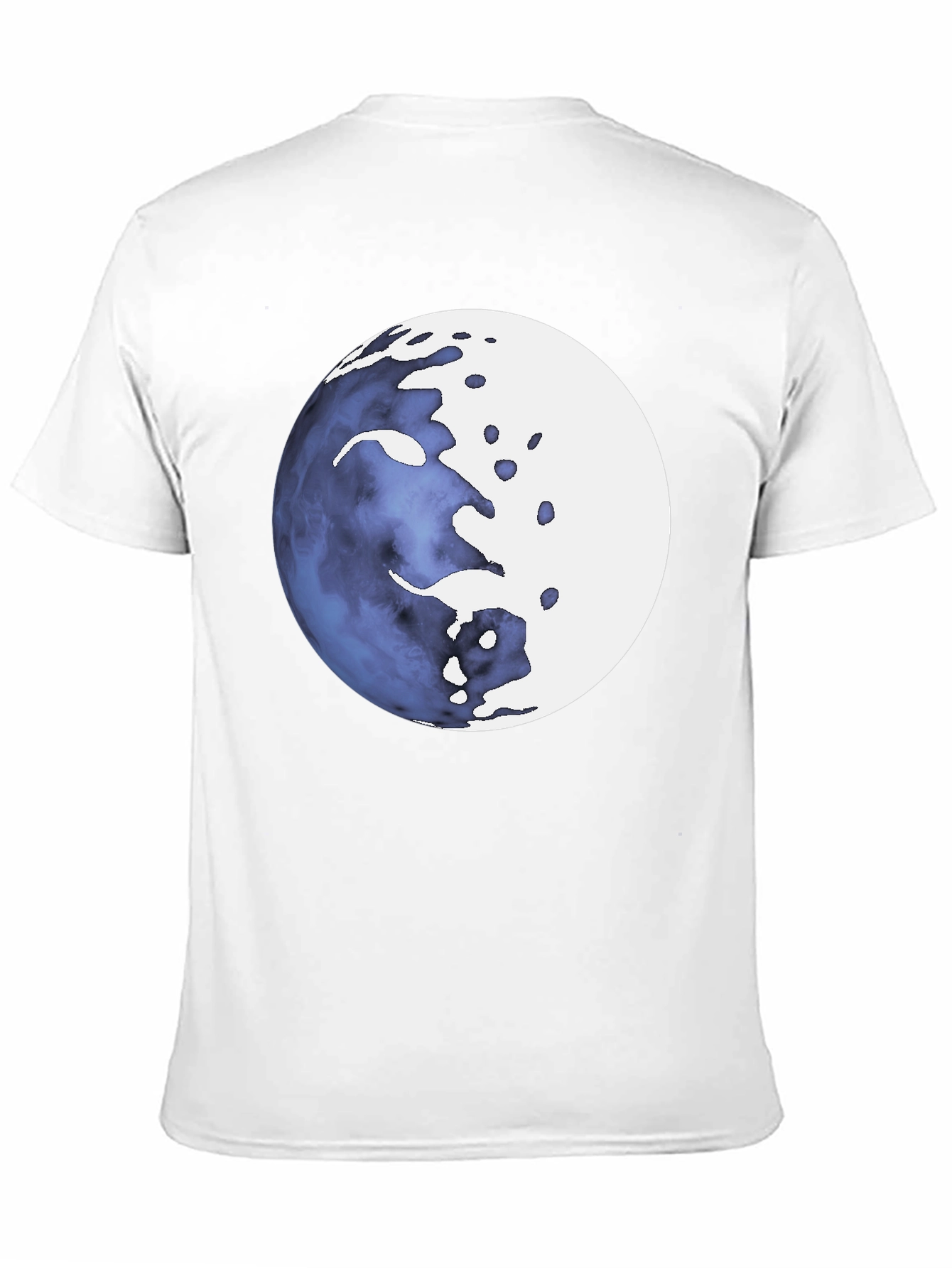 Abstract Celestial Sphere Graphic Tee - Mens Black T-Shirt