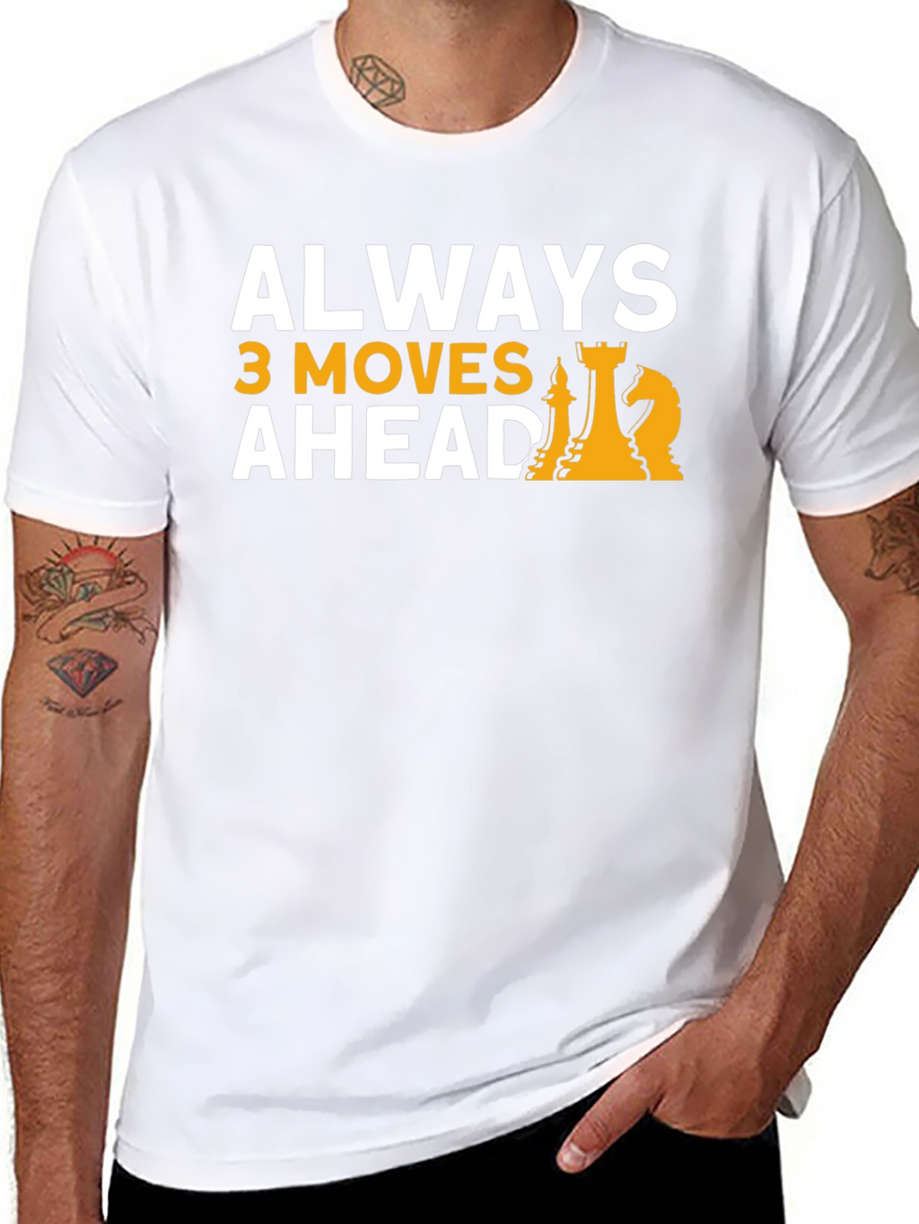 Always 3 Moves Ahead Chess T-Shirt