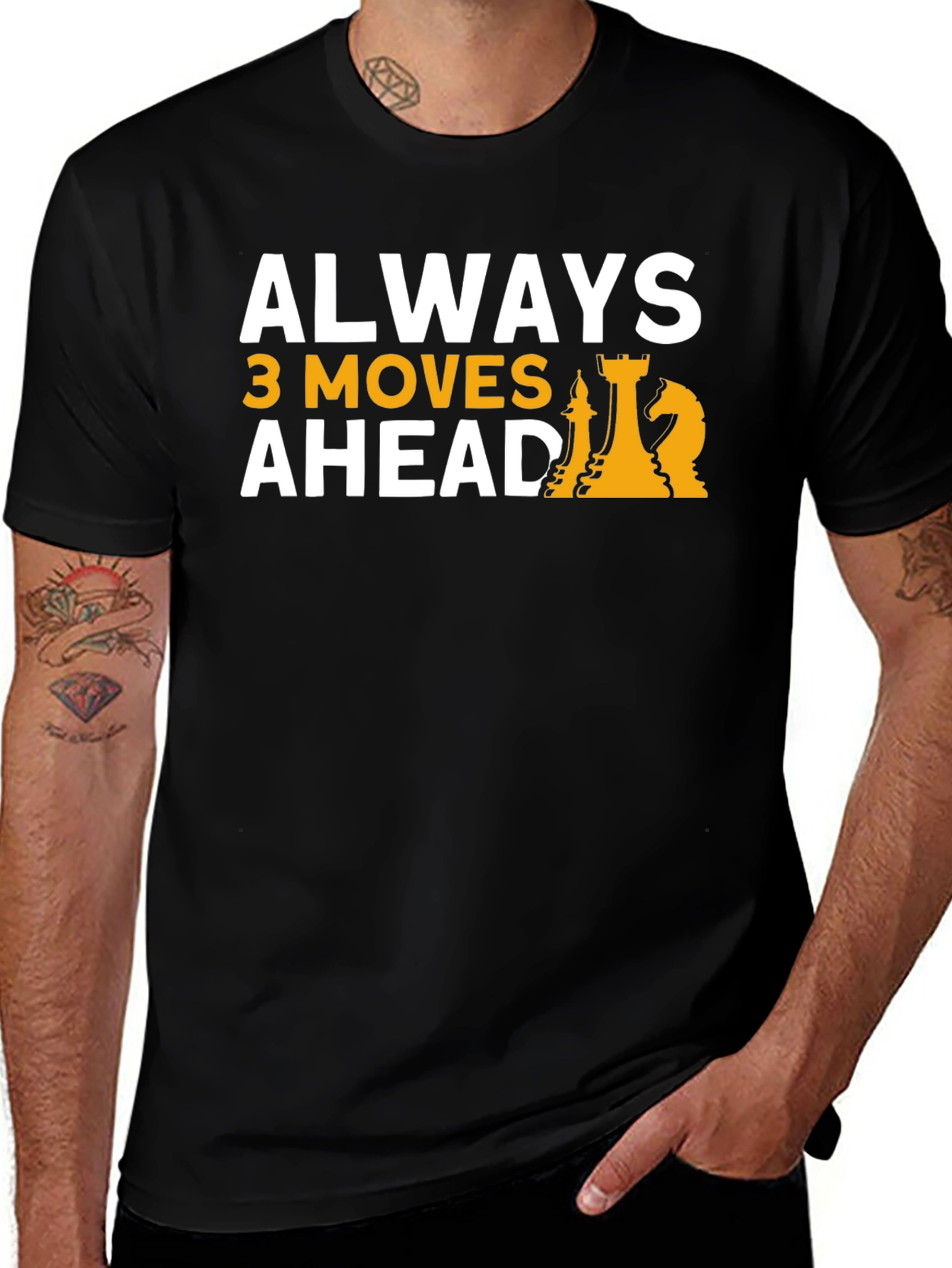 Always 3 Moves Ahead Chess T-Shirt