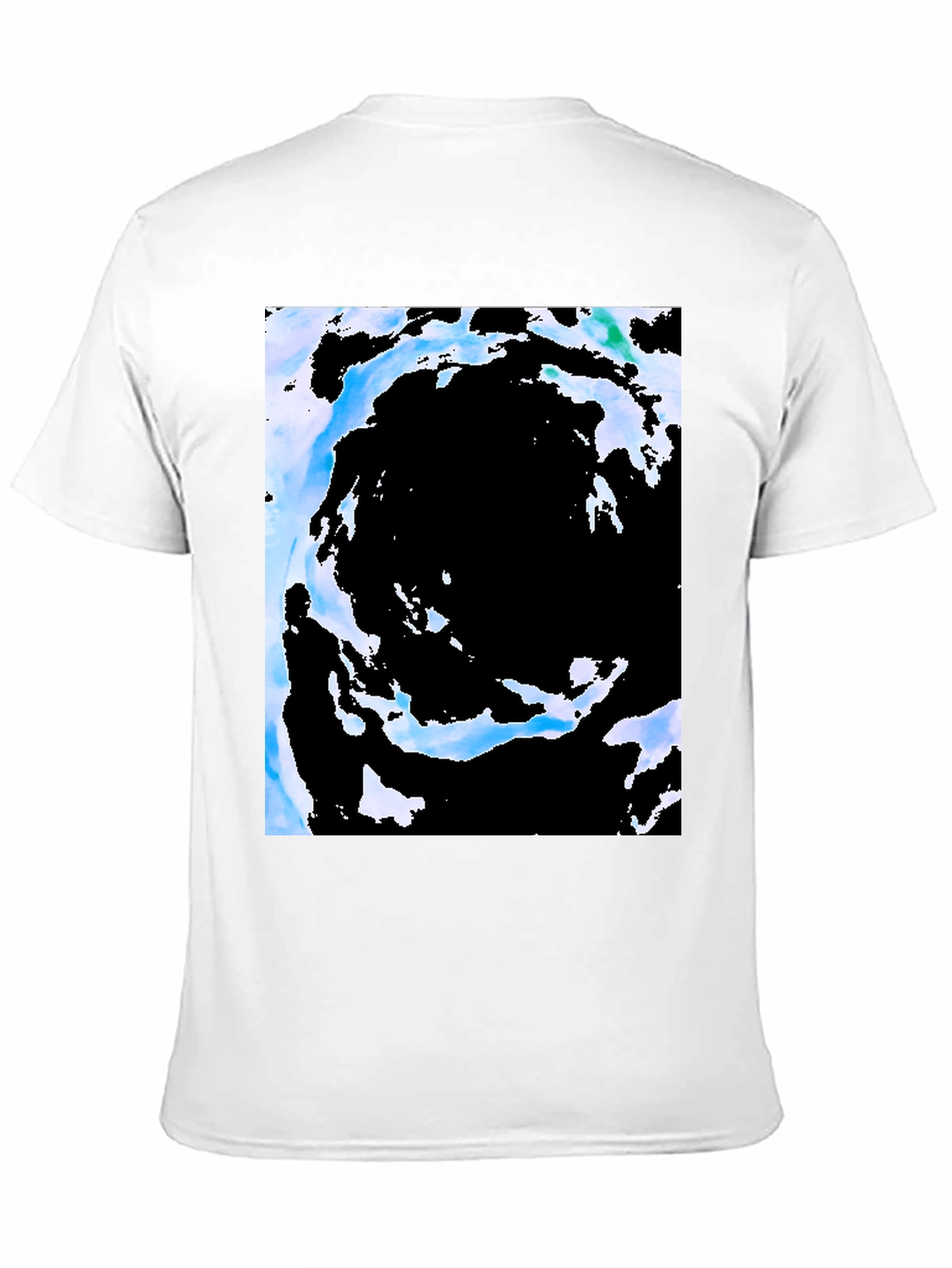 Abstract Vortex Black T-Shirt