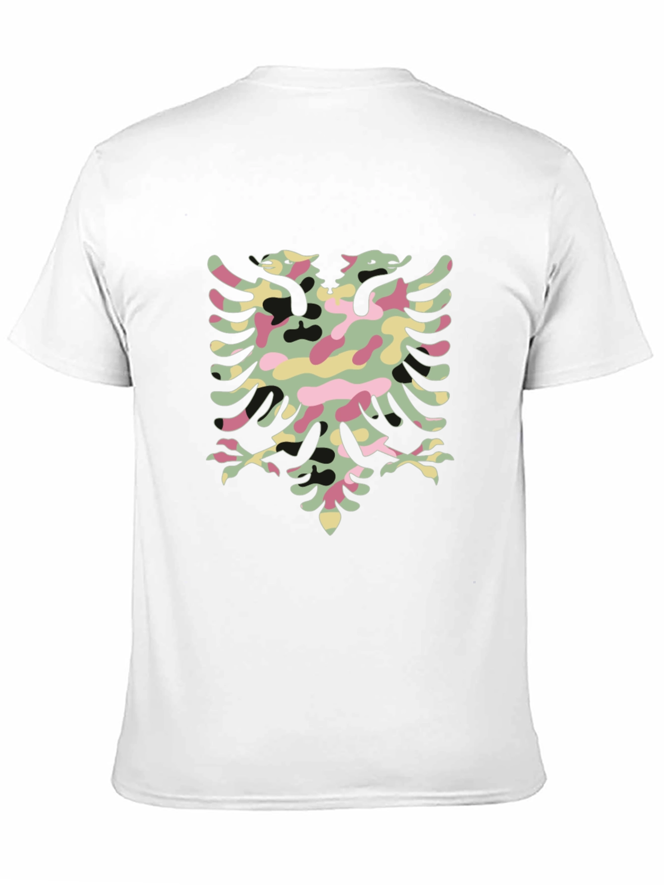 Albanian Eagle Camo T-Shirt - Black