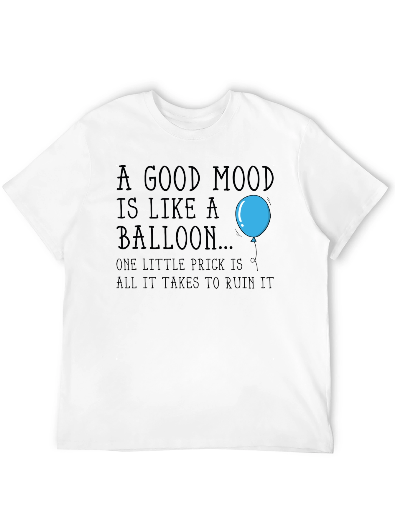 A Good Mood Balloon Graphic Tee - Unisex