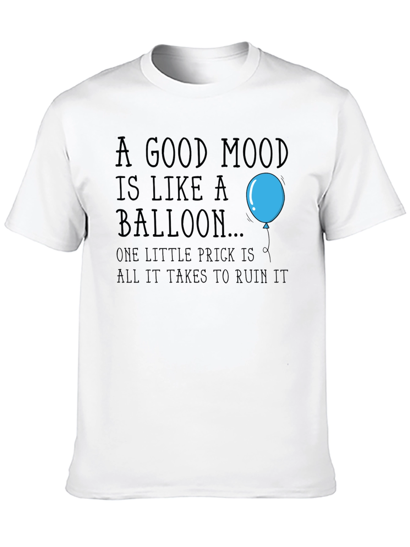 A Good Mood Balloon Graphic Tee - Unisex