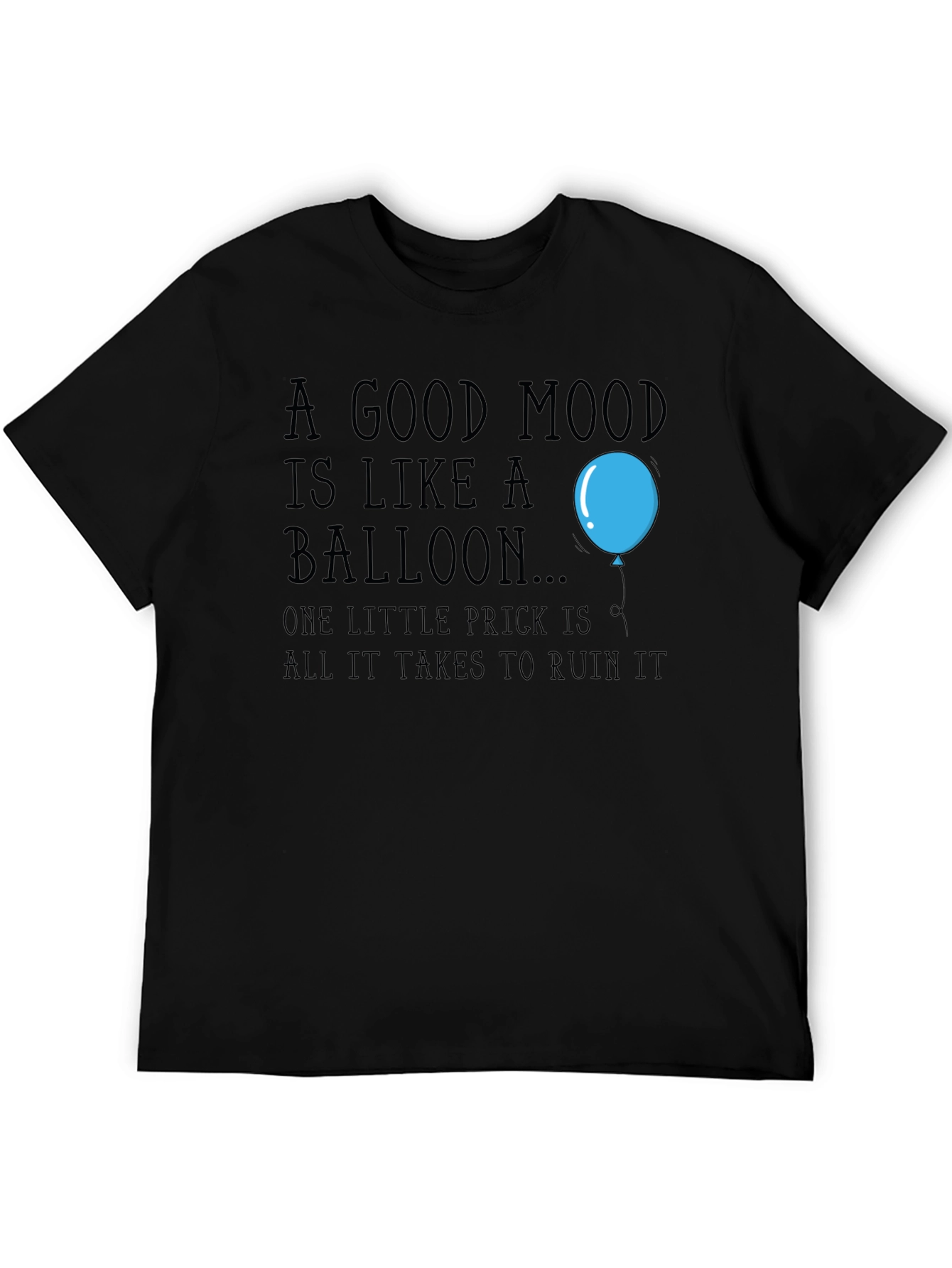 A Good Mood Balloon Graphic Tee - Unisex