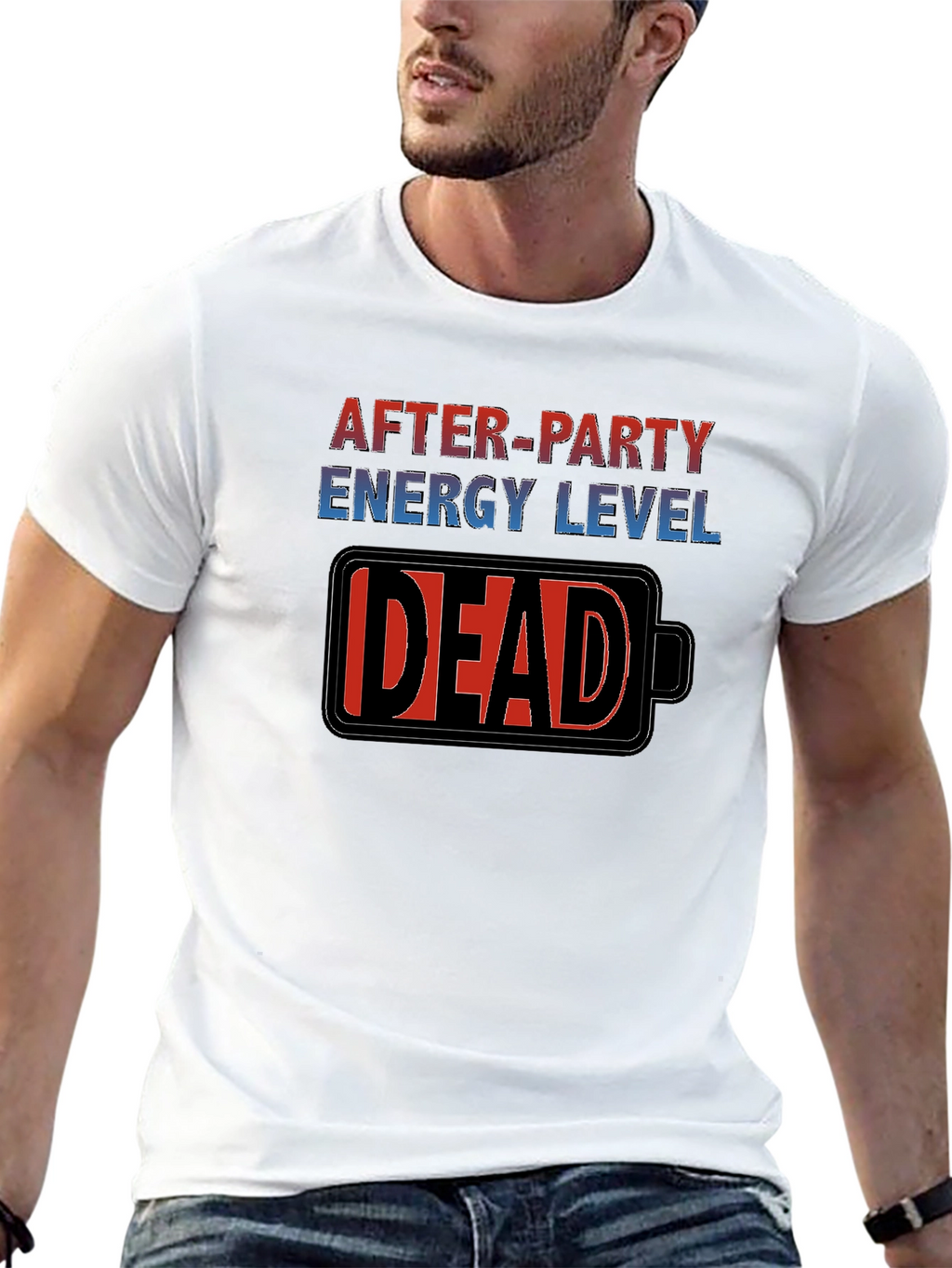 After-Party Energy Level: DEAD T-Shirt