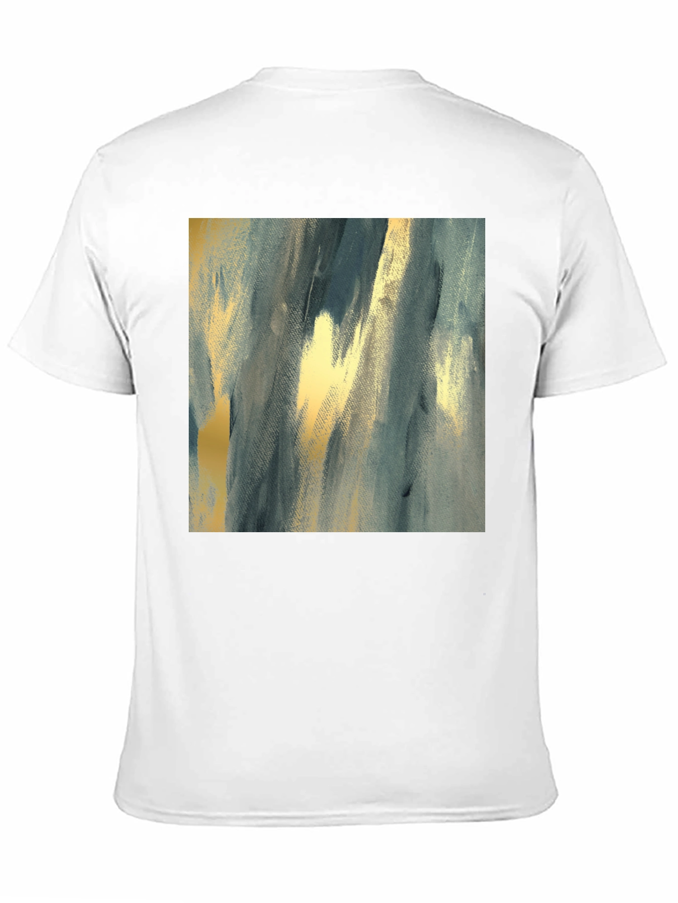 Abstract Art Print Black T-Shirt