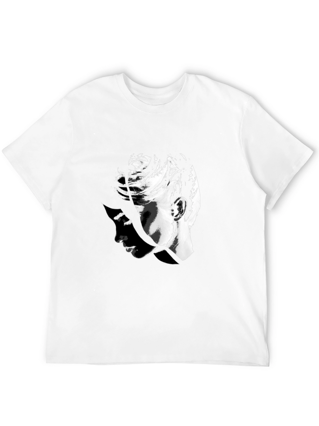 Abstract Portrait Black T-Shirt