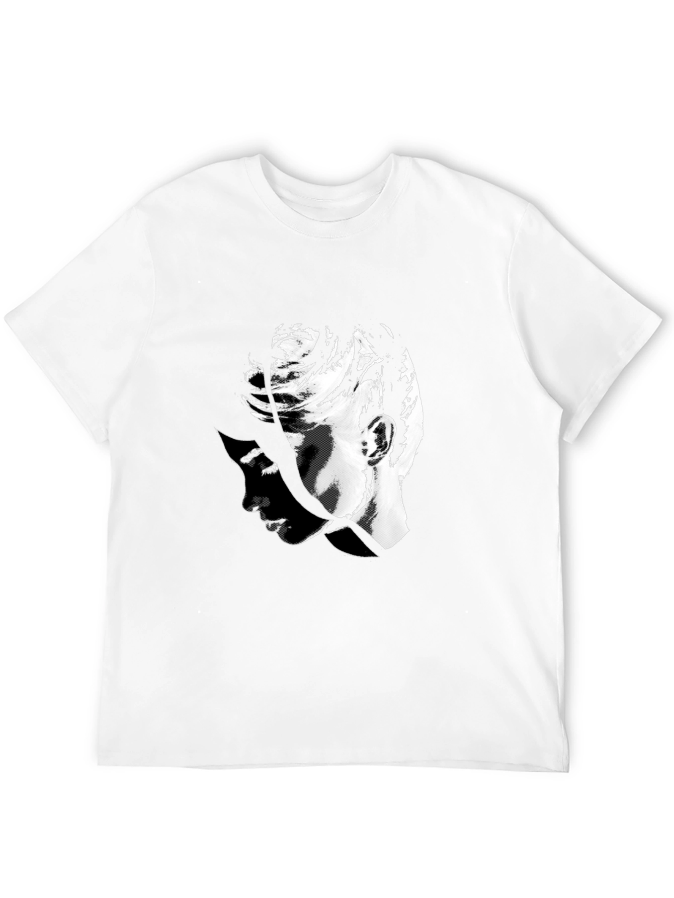 Abstract Portrait Black T-Shirt