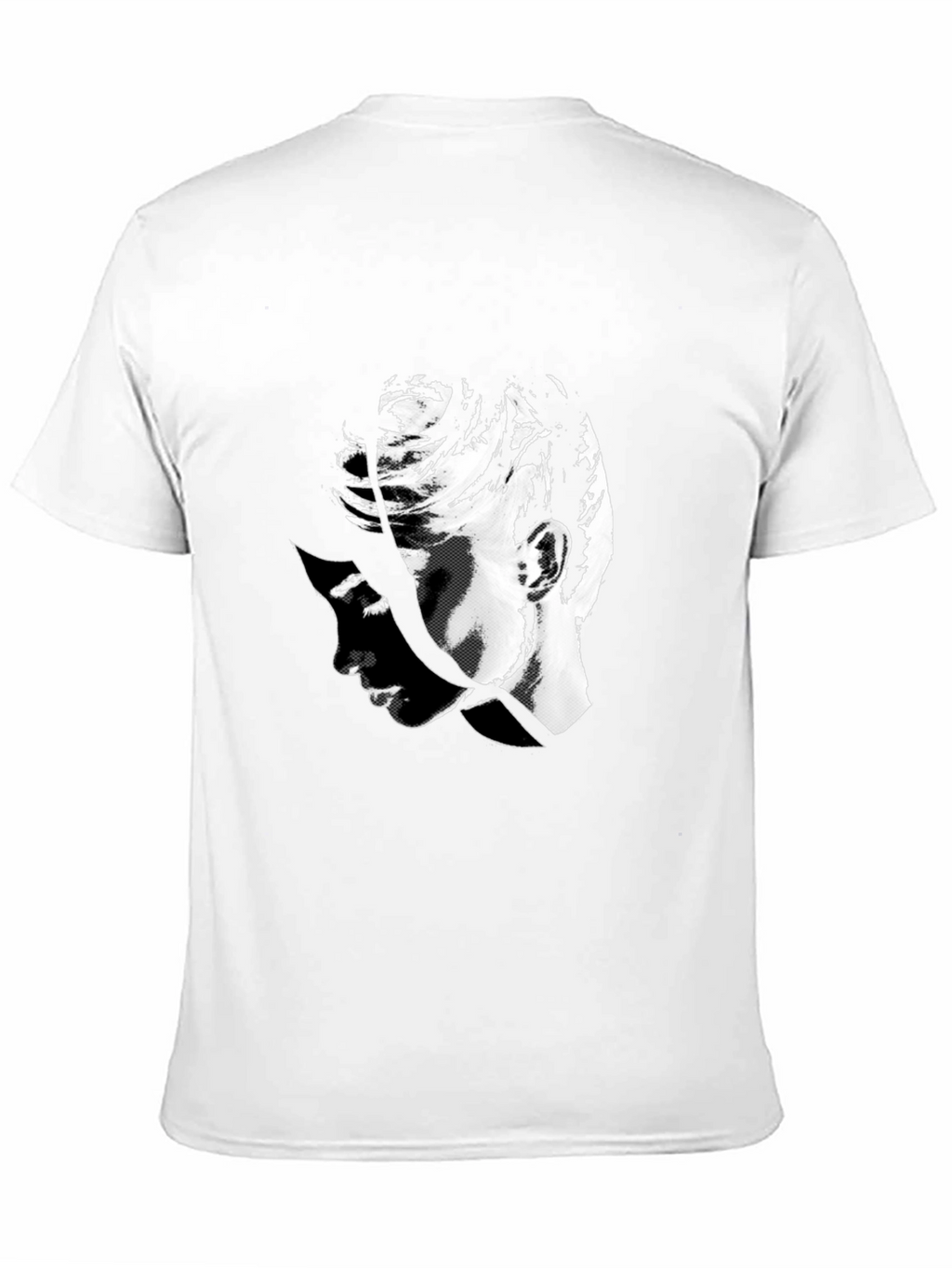 Abstract Portrait Black T-Shirt