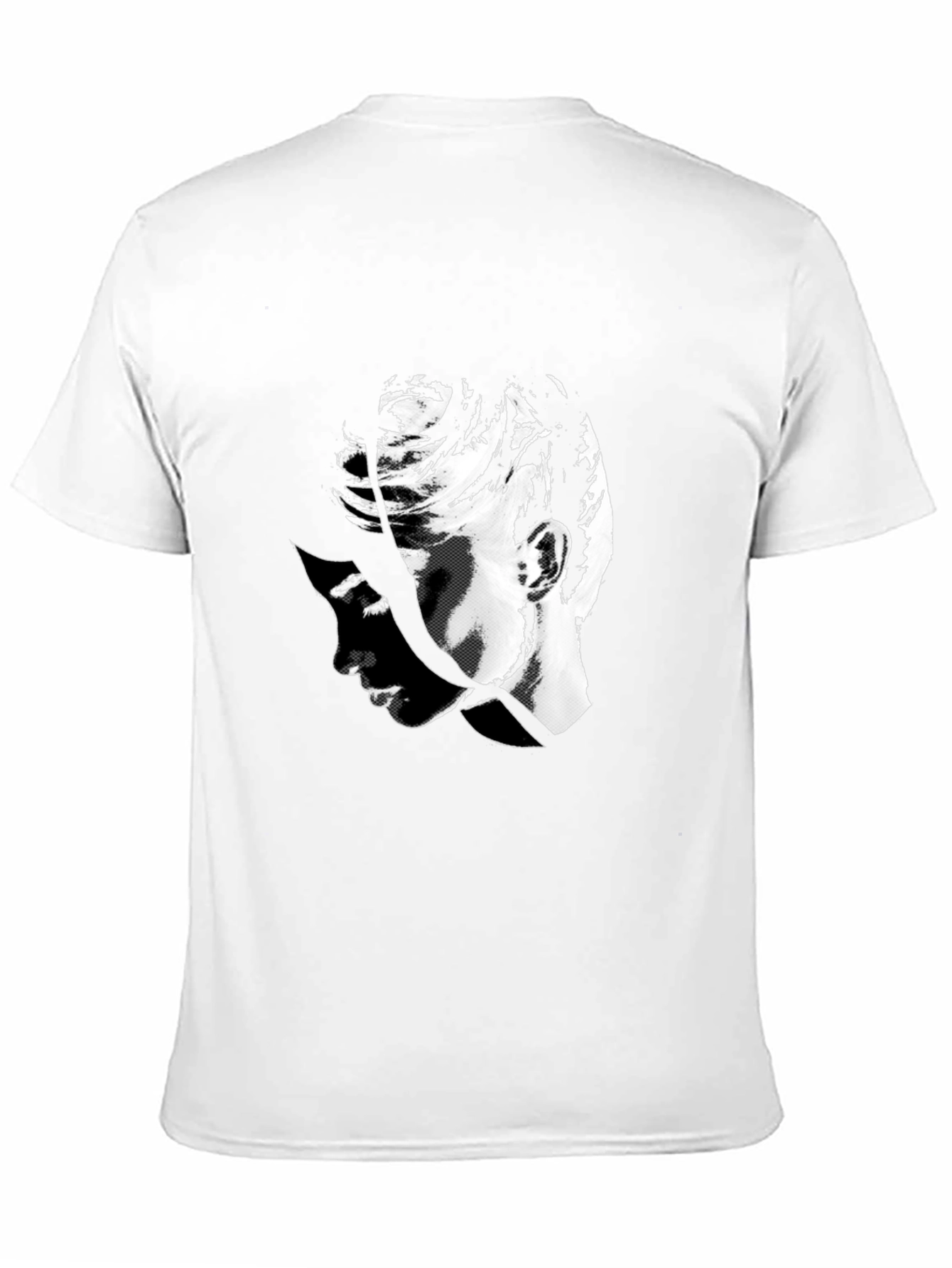 Abstract Portrait Black T-Shirt