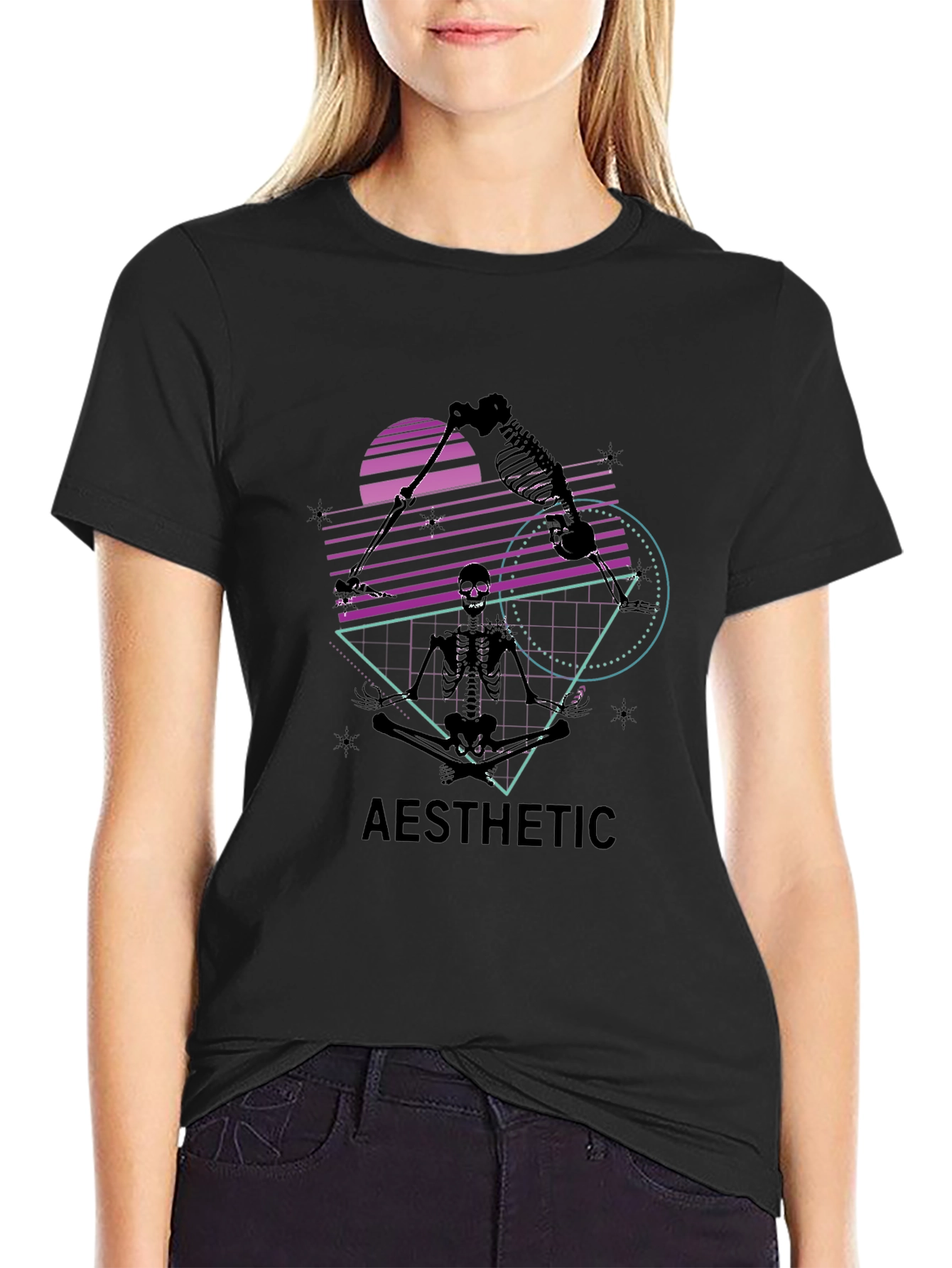 Aesthetic Skeleton Graphic Tee