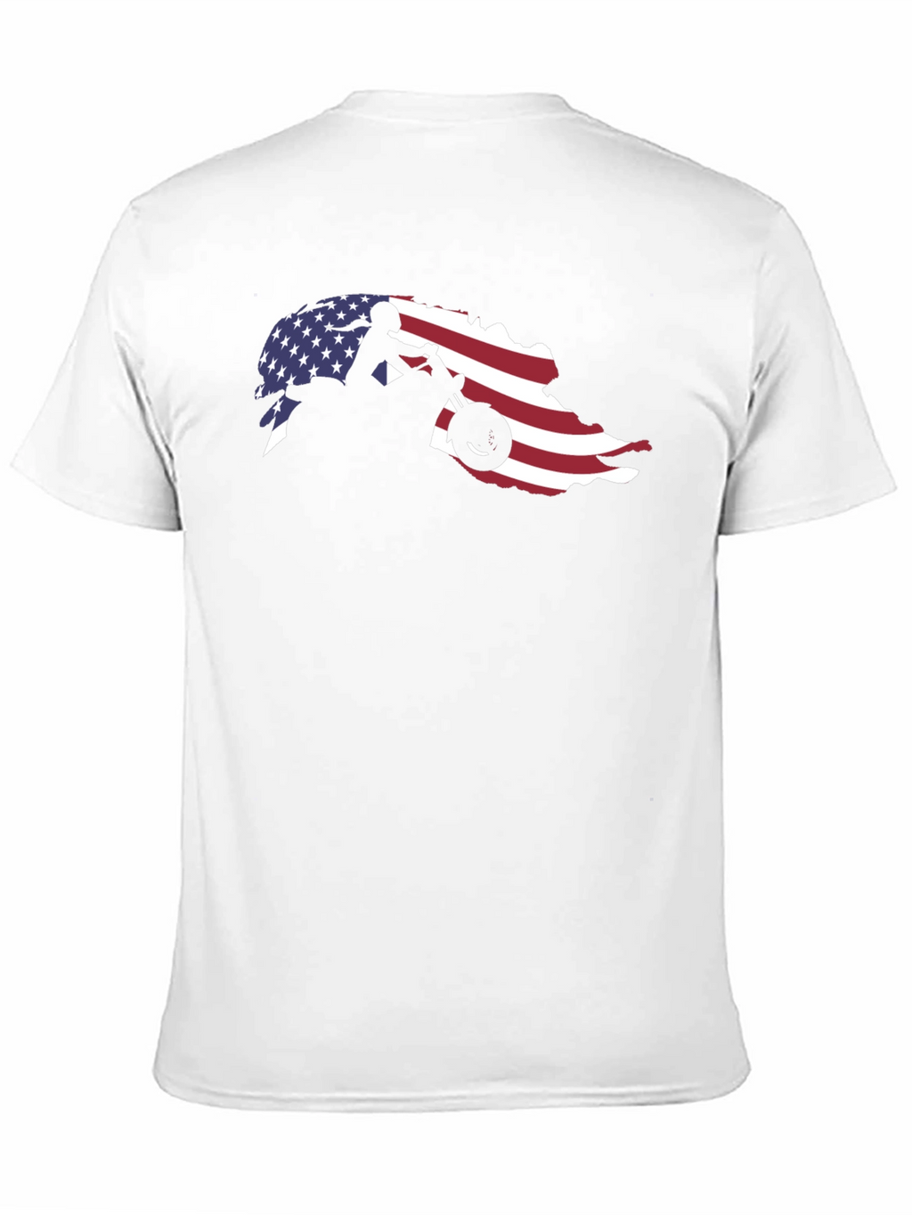 American Flag Motocross T-Shirt