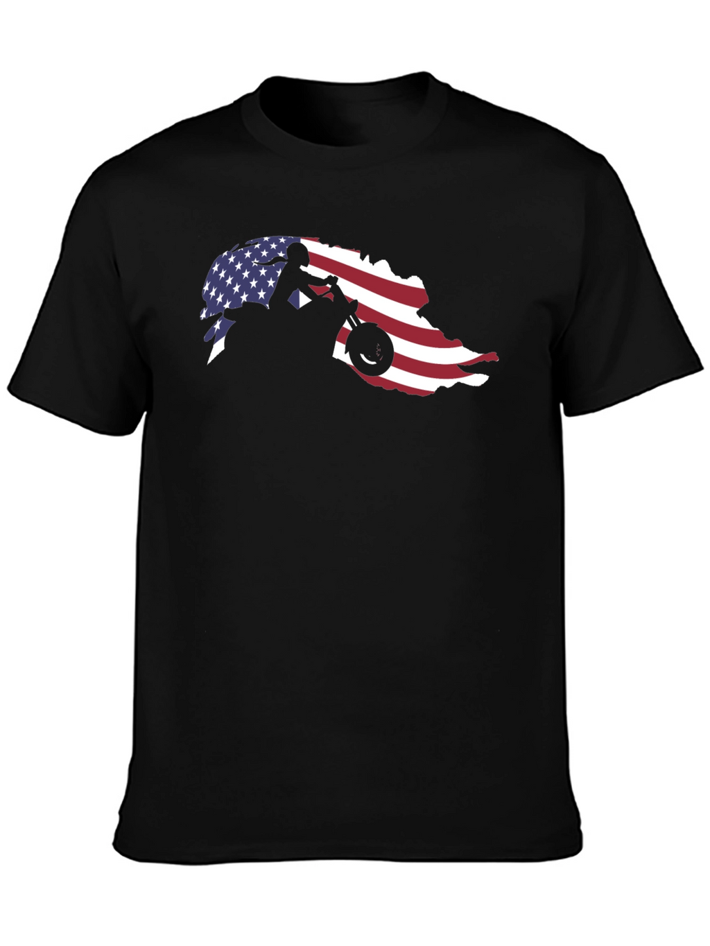American Flag Motocross T-Shirt