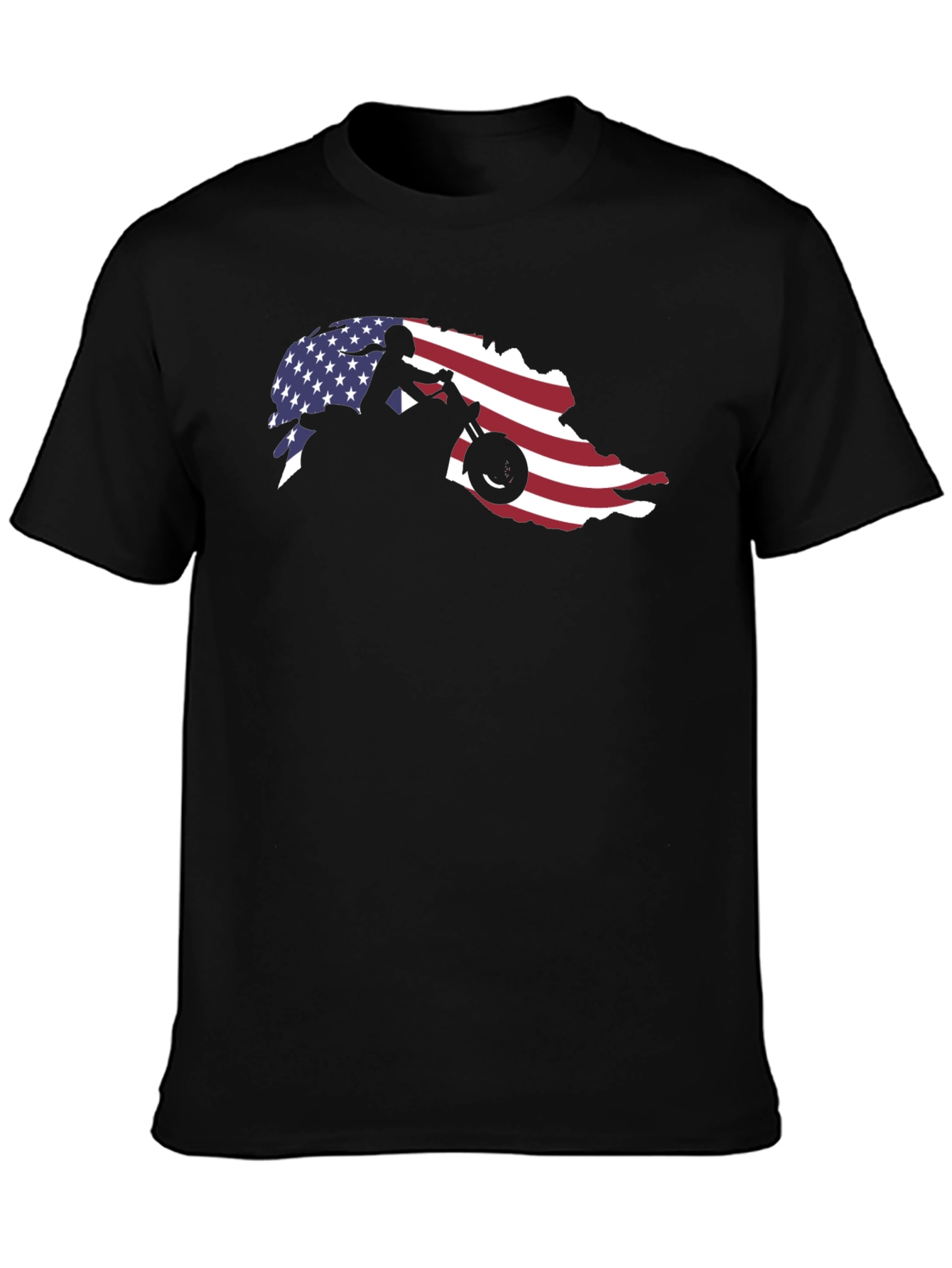 American Flag Motocross T-Shirt