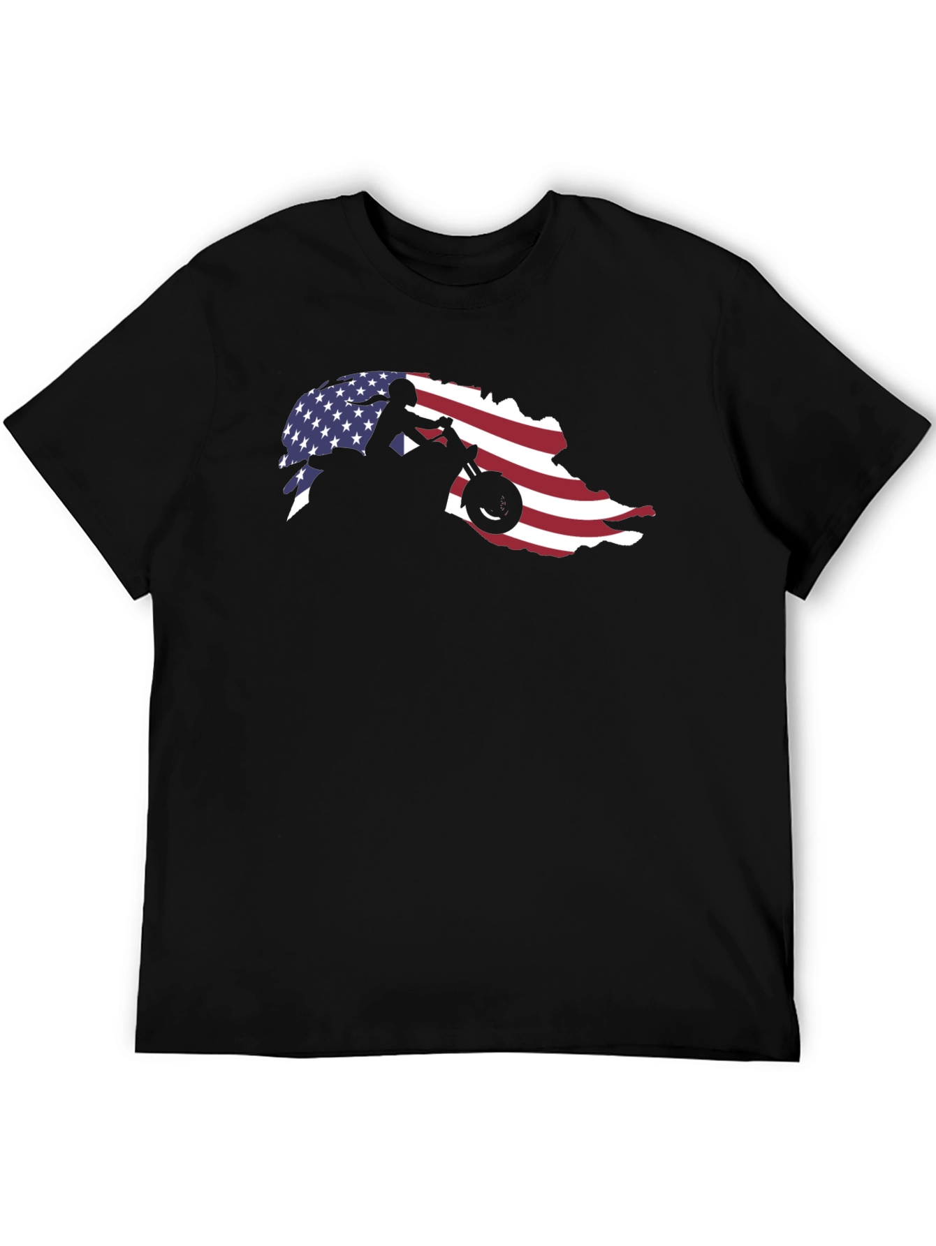 American Flag Motocross T-Shirt