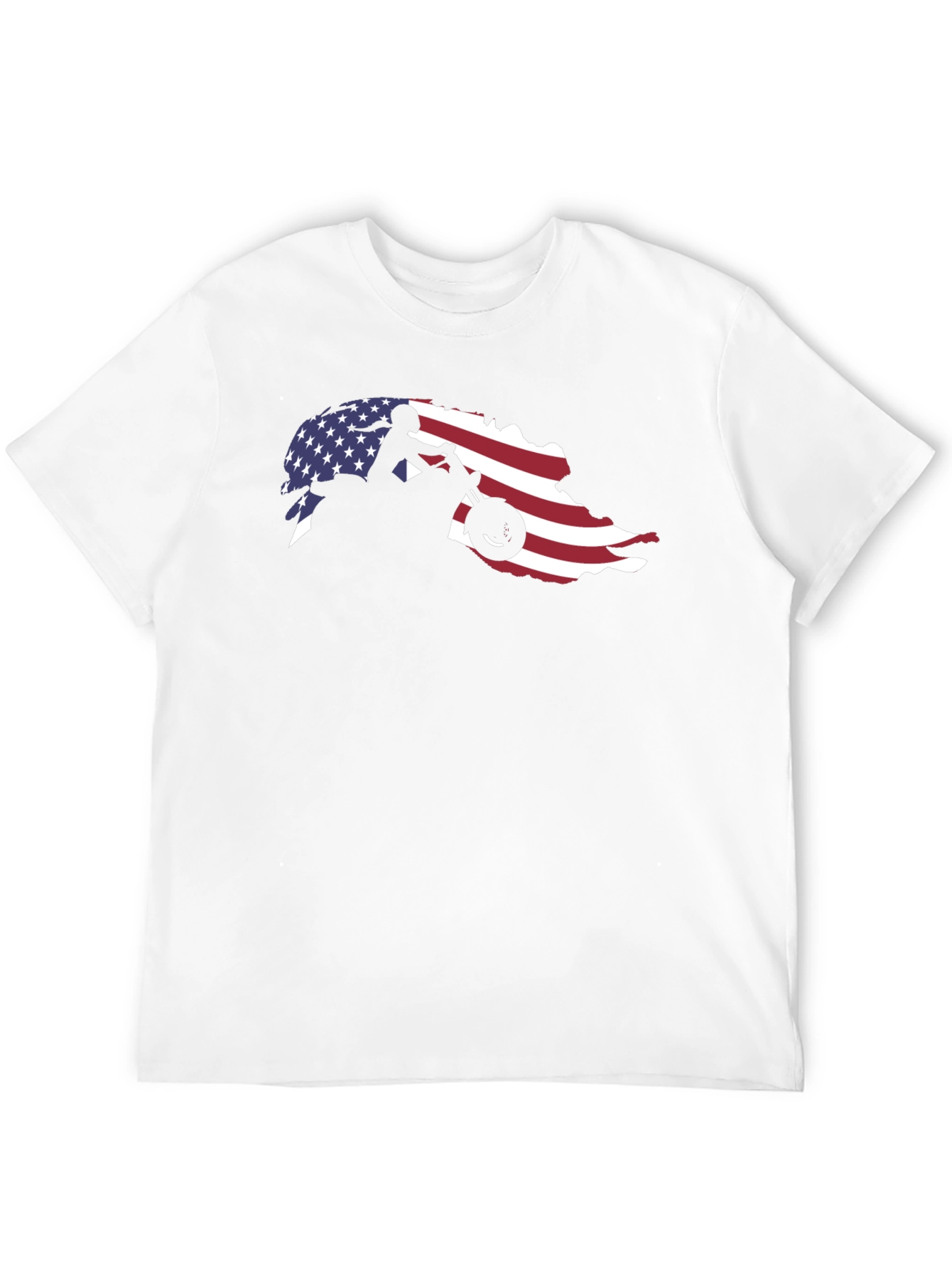 American Flag Motocross T-Shirt