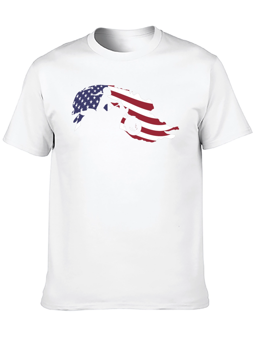 American Flag Motocross T-Shirt