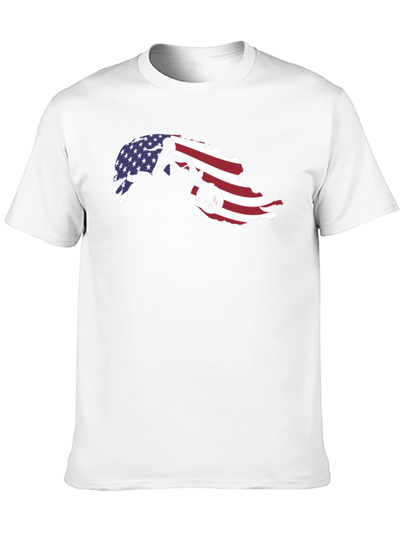 American Flag Motocross T-Shirt