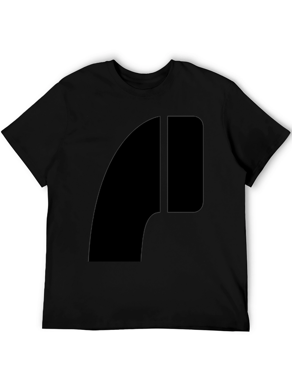 Abstract Graphic Black T-Shirt - Modern Style