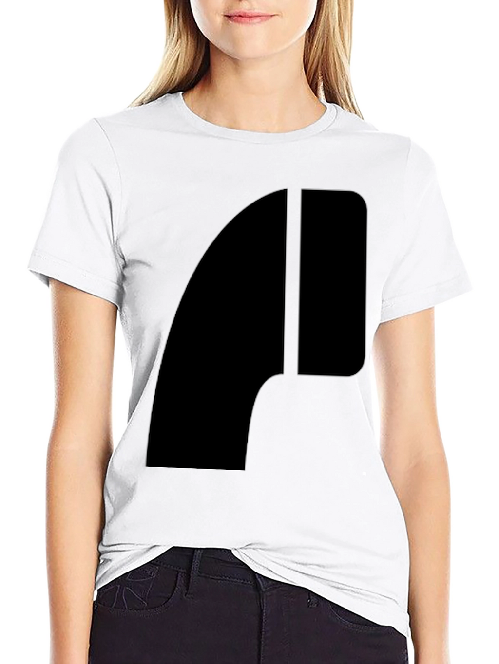 Abstract Graphic Black T-Shirt - Modern Style
