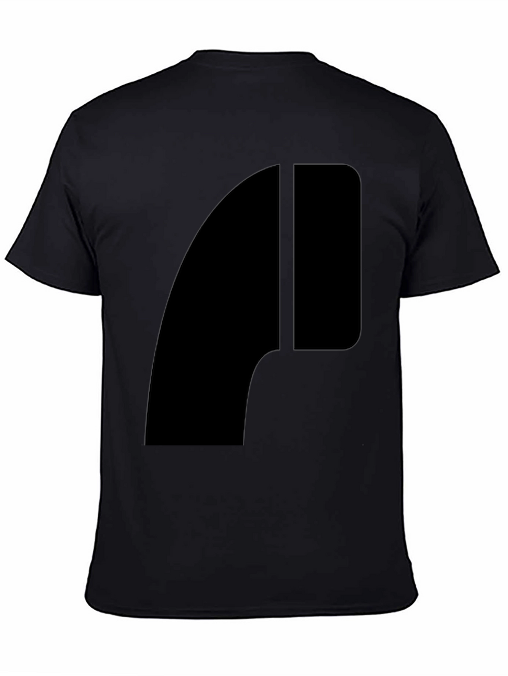 Abstract Graphic Black T-Shirt - Modern Style