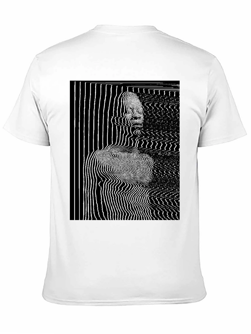 Abstract Line Art Graphic T-Shirt