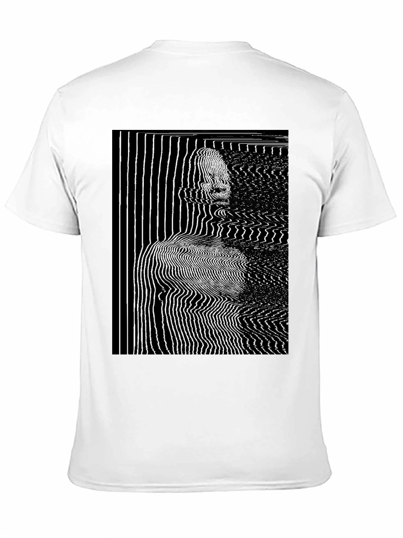 Abstract Line Art Graphic T-Shirt