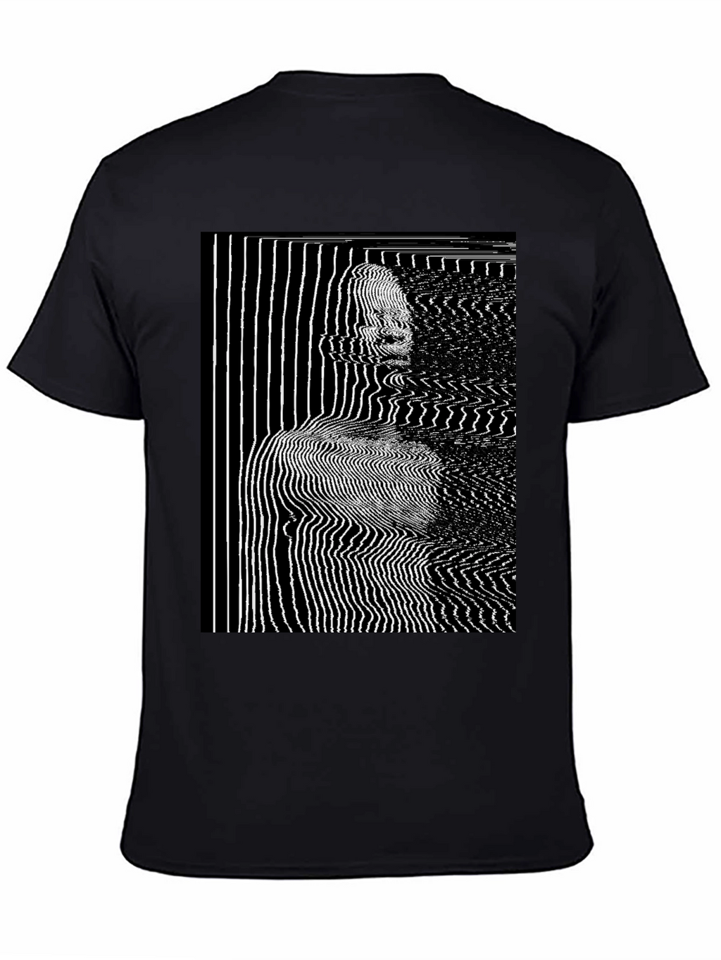 Abstract Line Art Graphic T-Shirt