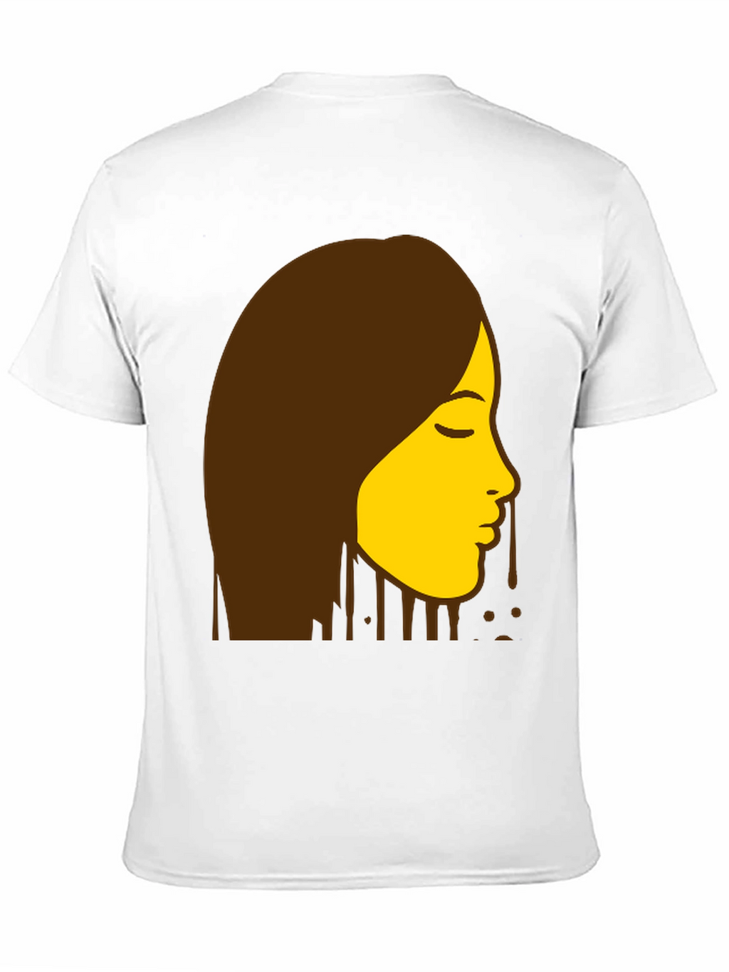 Abstract Woman Portrait Graphic Tee