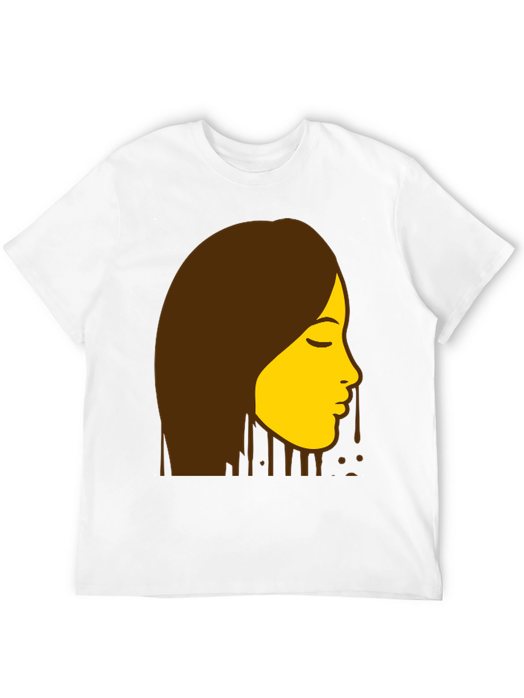 Abstract Woman Portrait Graphic Tee
