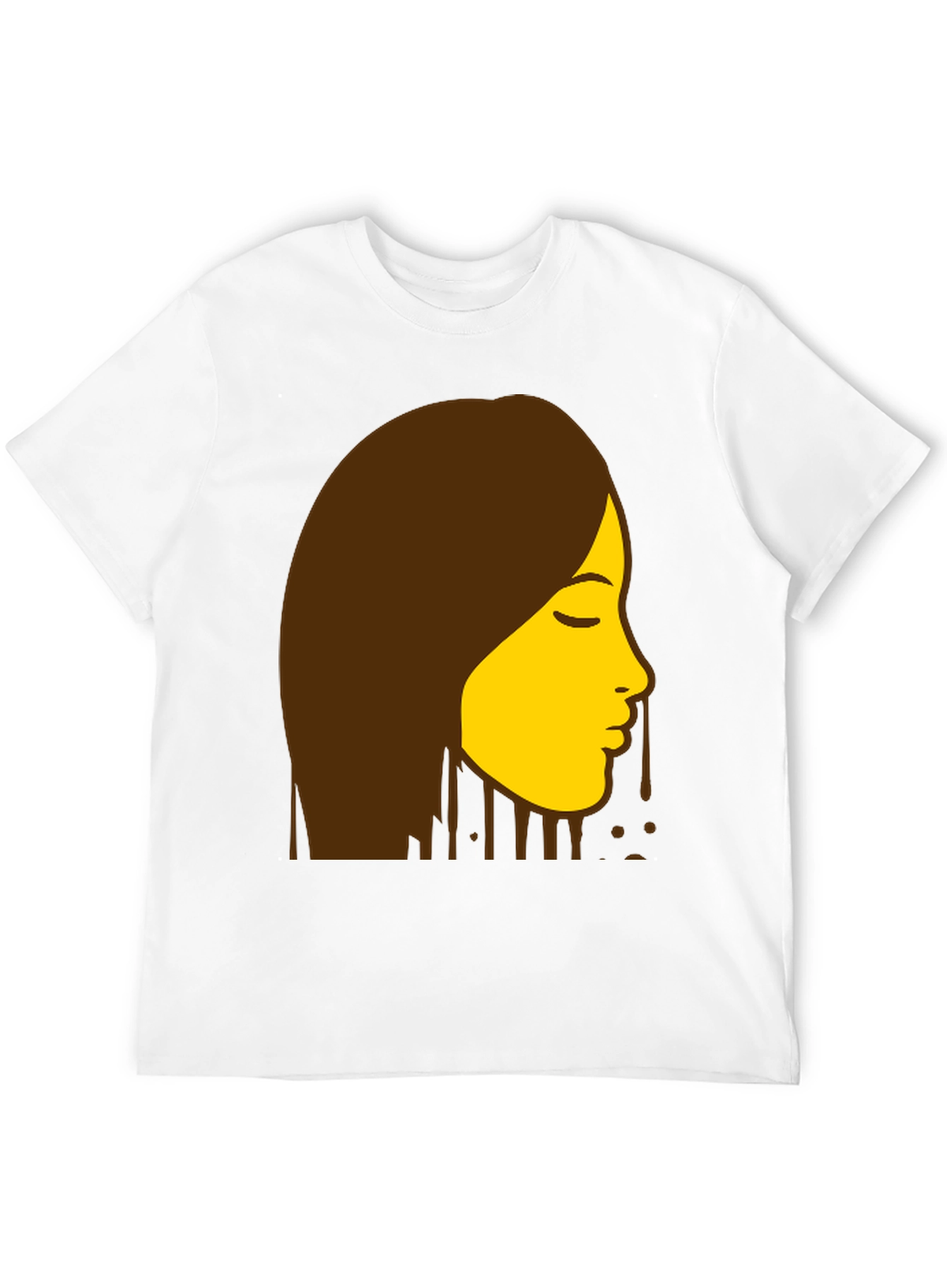 Abstract Woman Portrait Graphic Tee