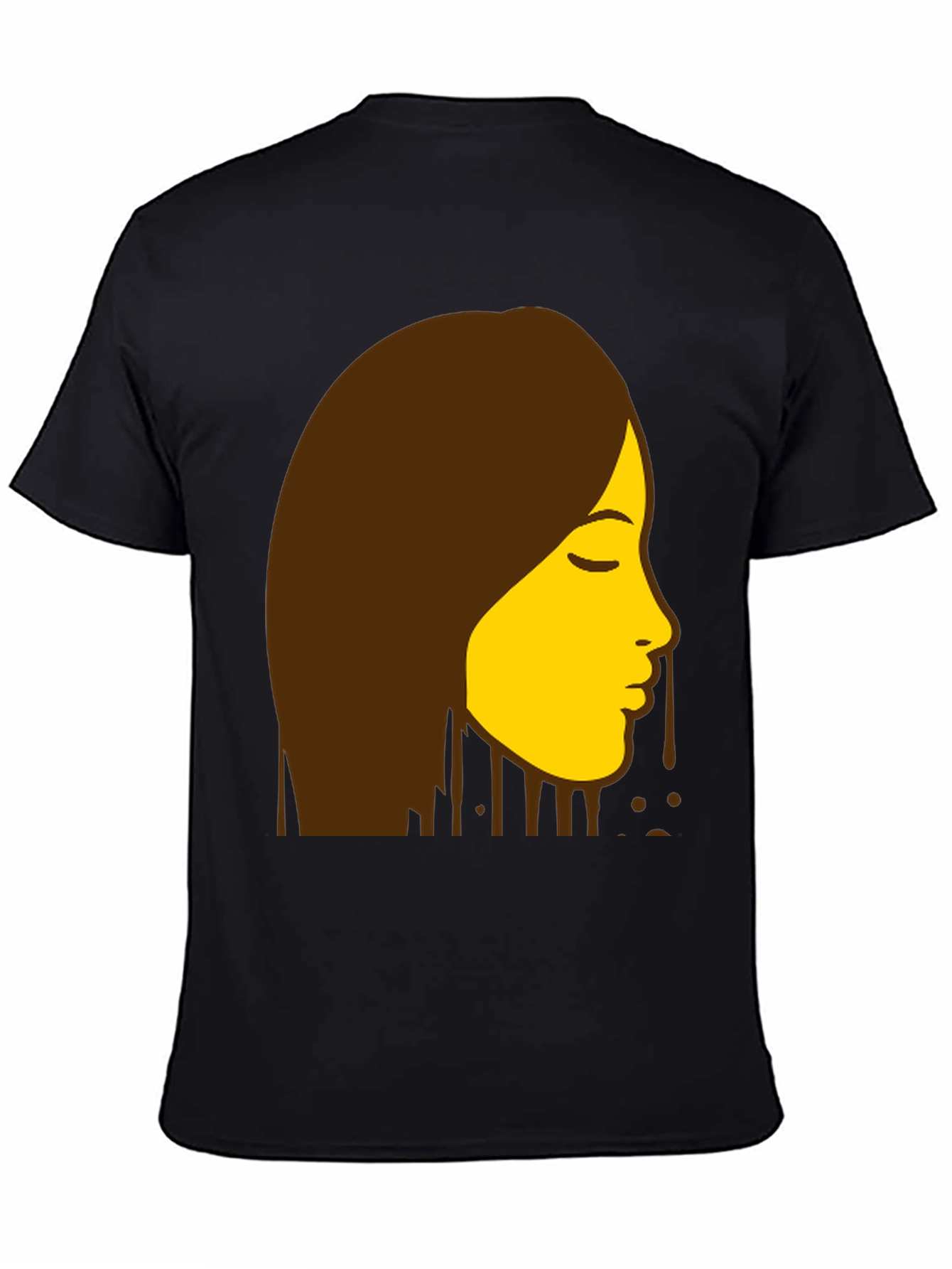 Abstract Woman Portrait Graphic Tee
