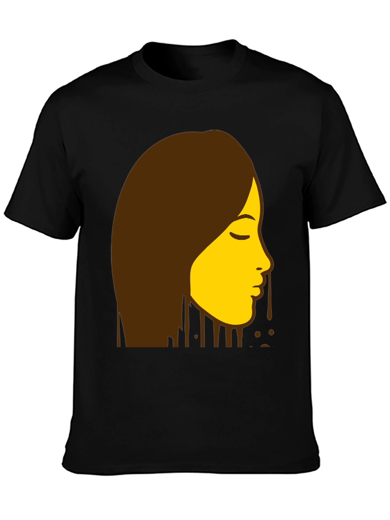 Abstract Woman Portrait Graphic Tee