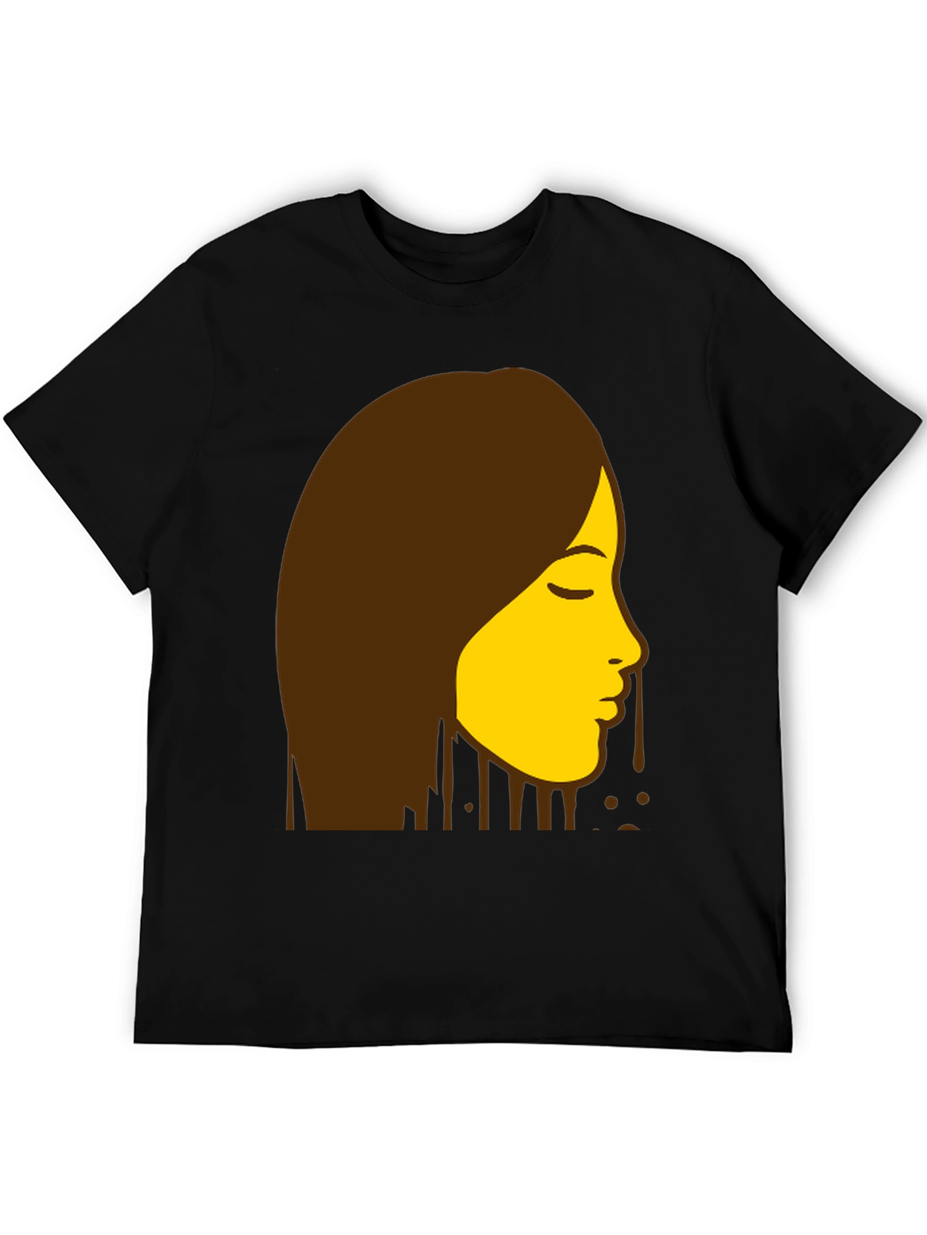 Abstract Woman Portrait Graphic Tee
