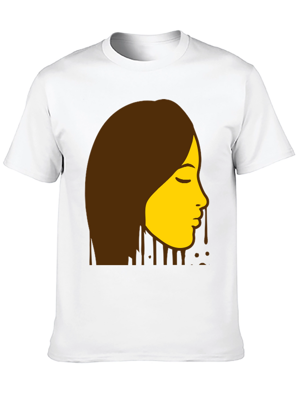 Abstract Woman Portrait Graphic Tee