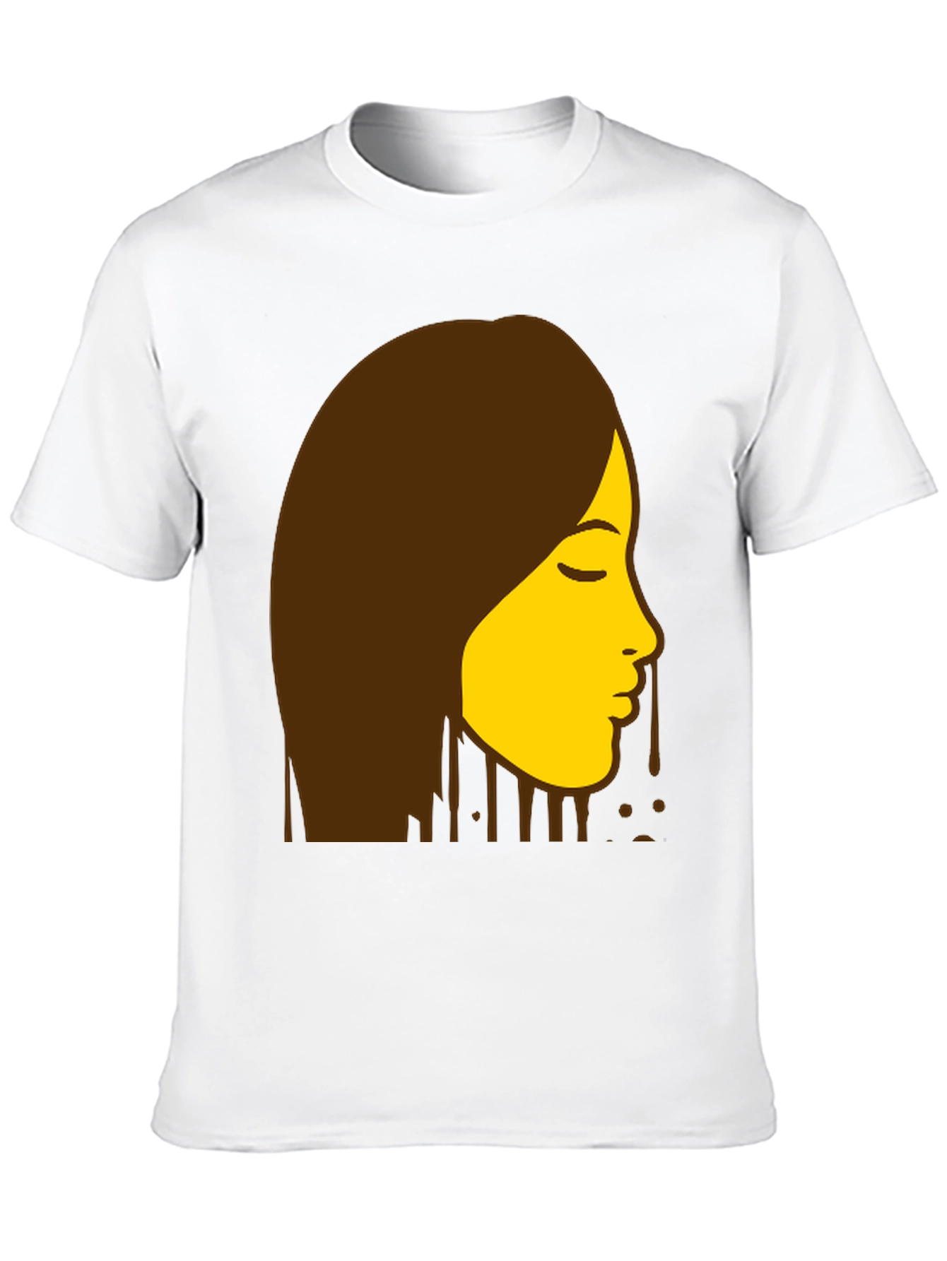 Abstract Woman Portrait Graphic Tee