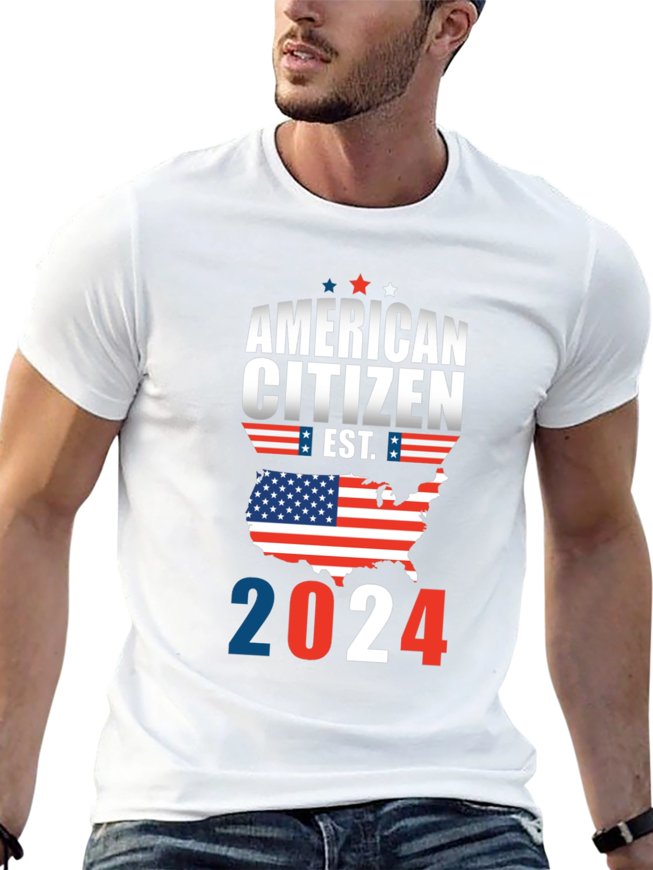 American Citizen 2024 Patriotic T-Shirt