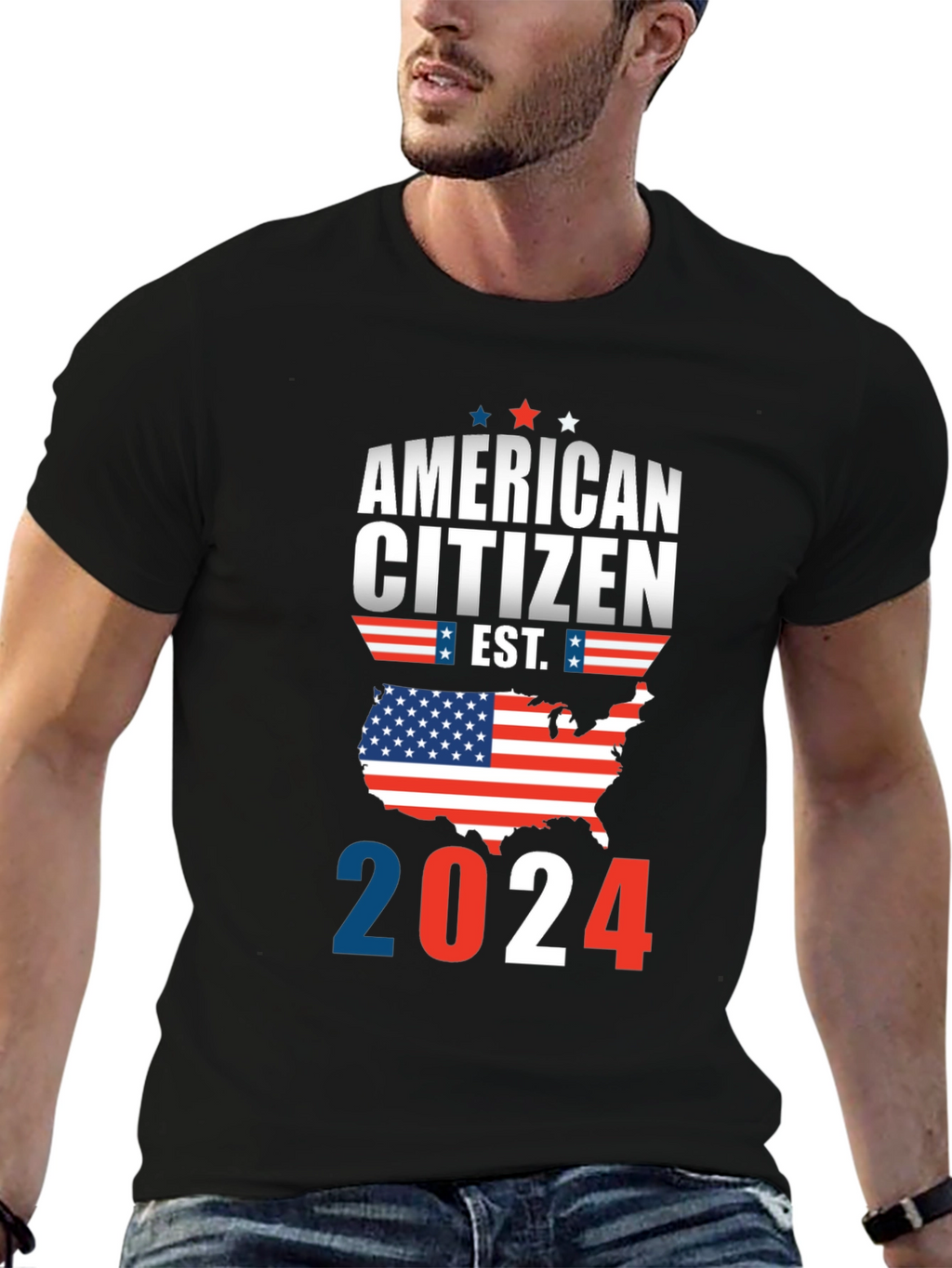 American Citizen 2024 Patriotic T-Shirt