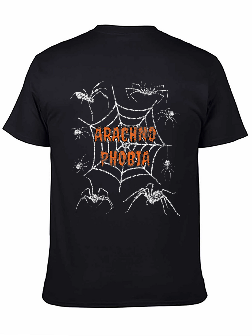 Arachnophobia Spider Web T-Shirt - Halloween