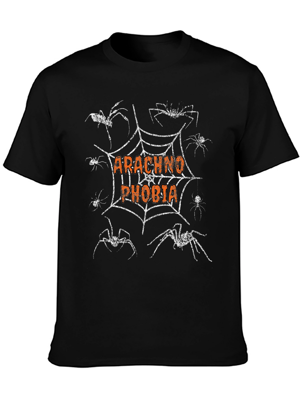 Arachnophobia Spider Web T-Shirt - Halloween