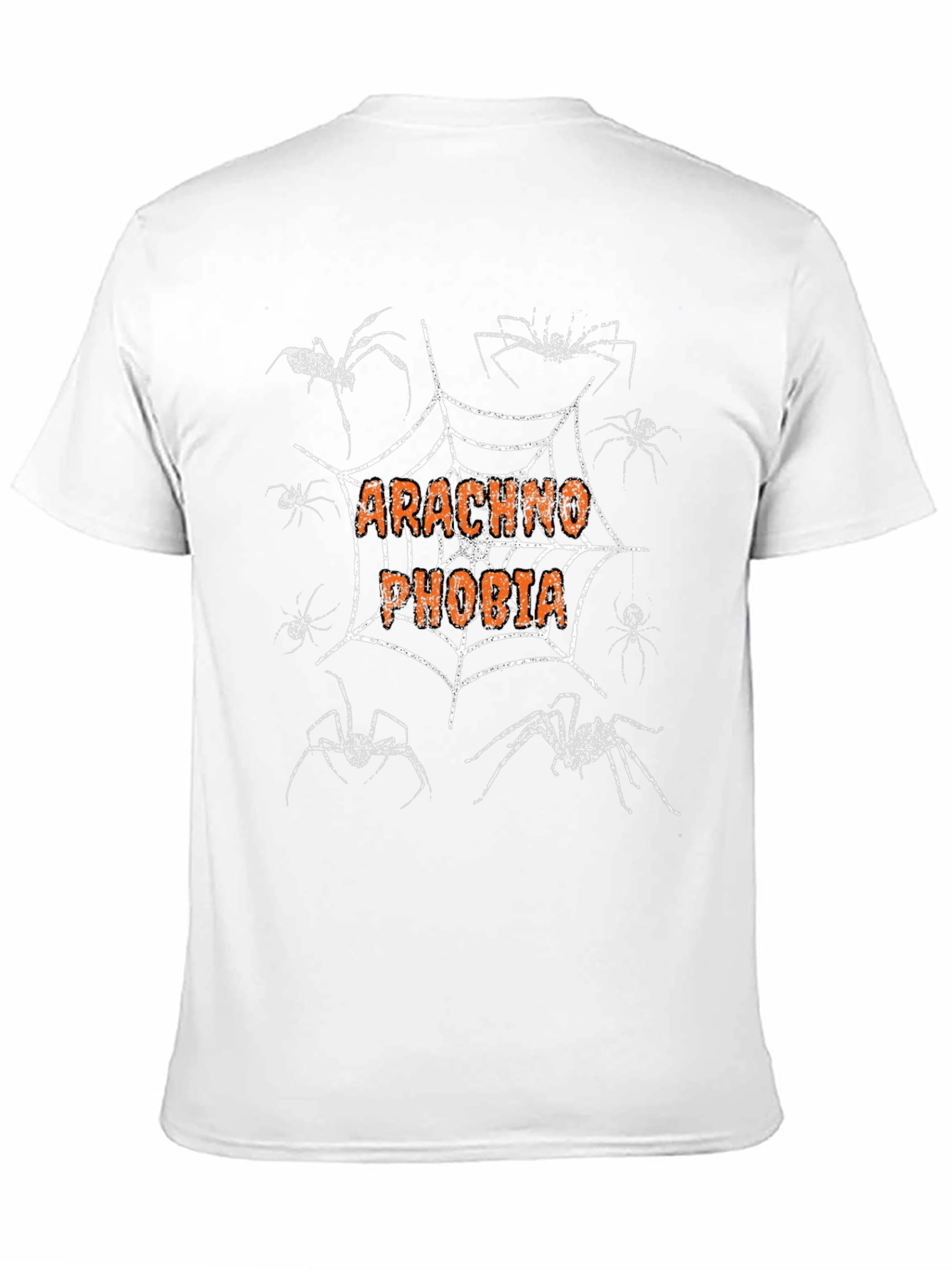 Arachnophobia Spider Web T-Shirt - Halloween