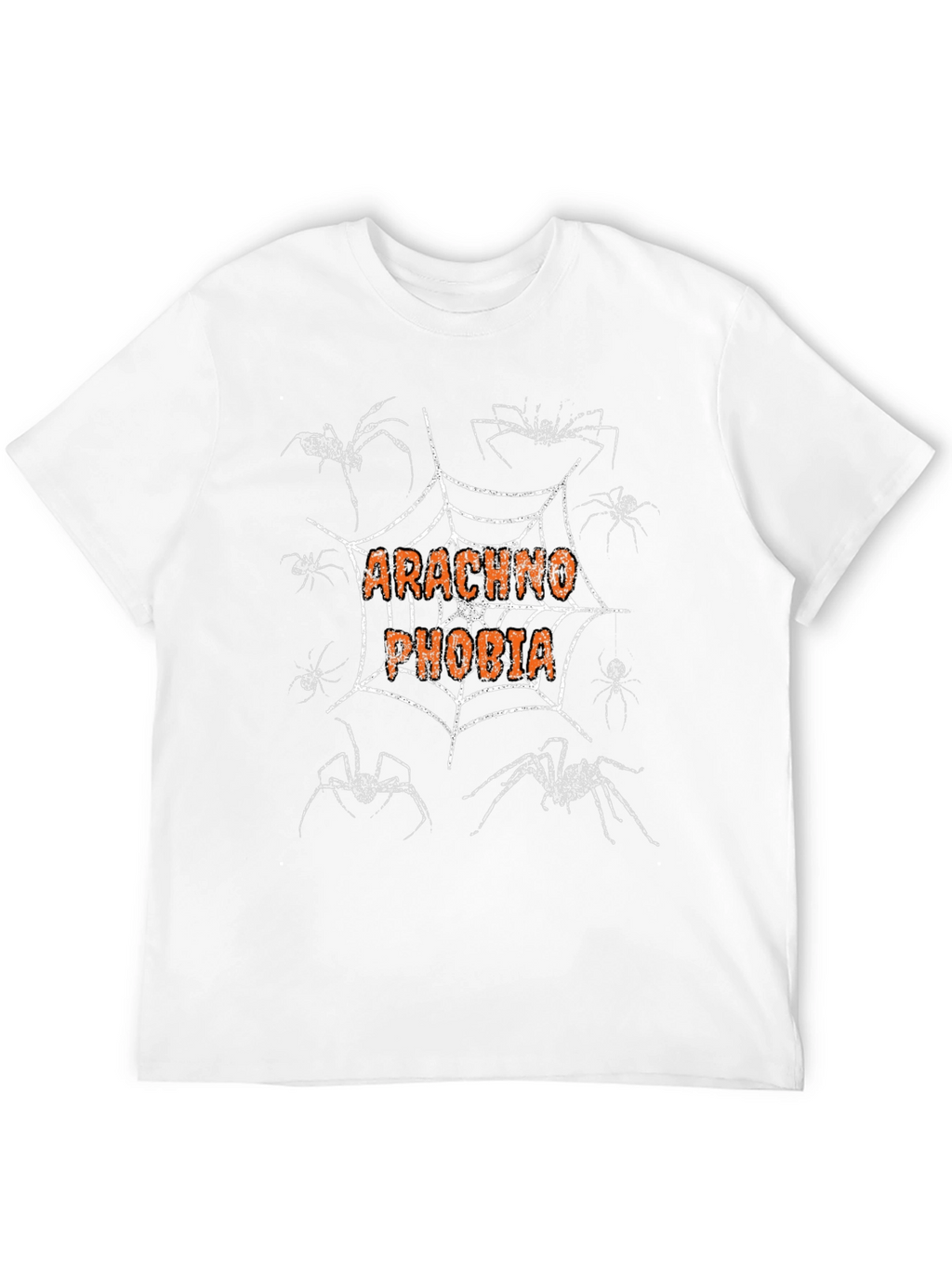 Arachnophobia Spider Web T-Shirt - Halloween