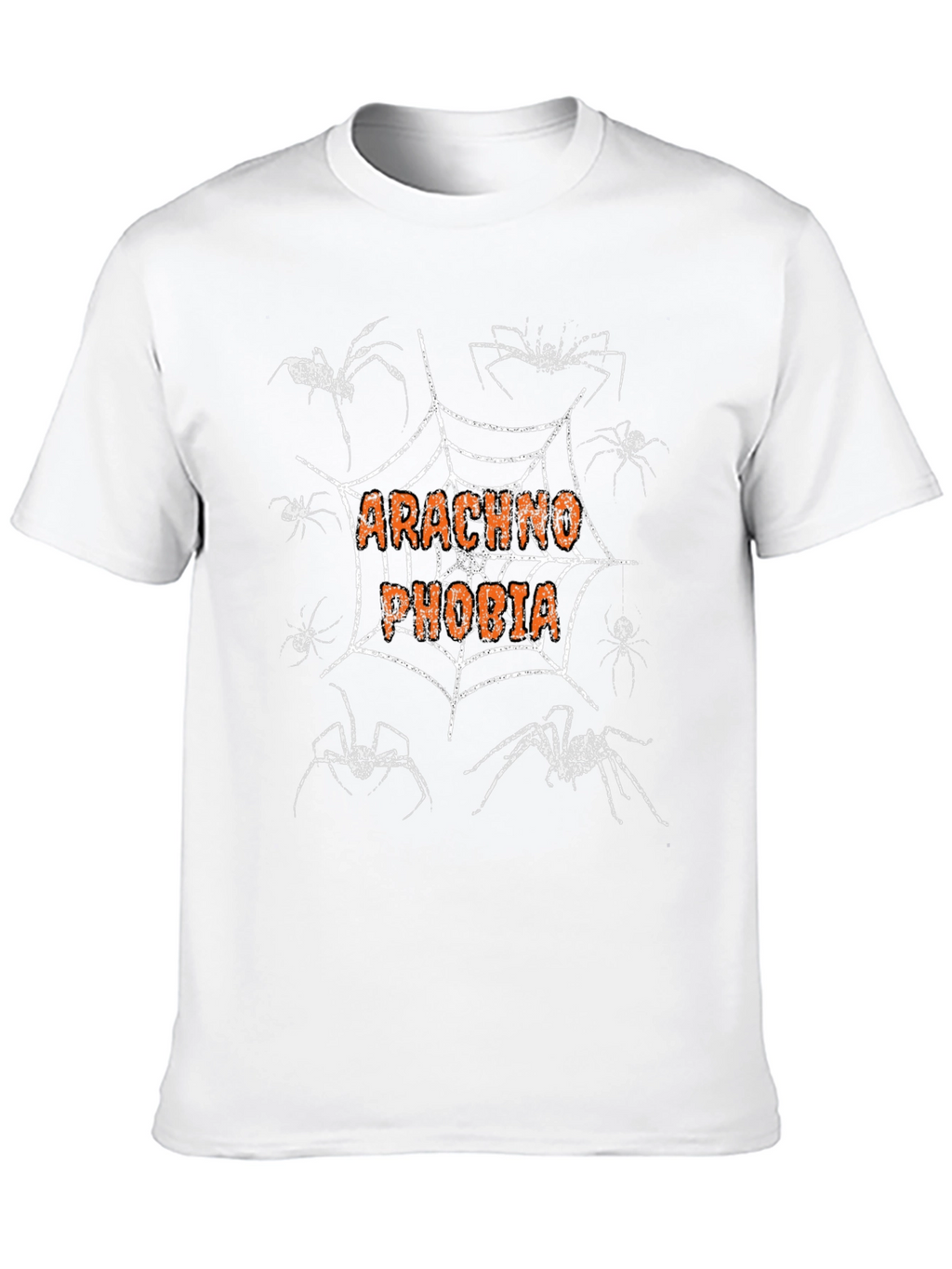 Arachnophobia Spider Web T-Shirt - Halloween