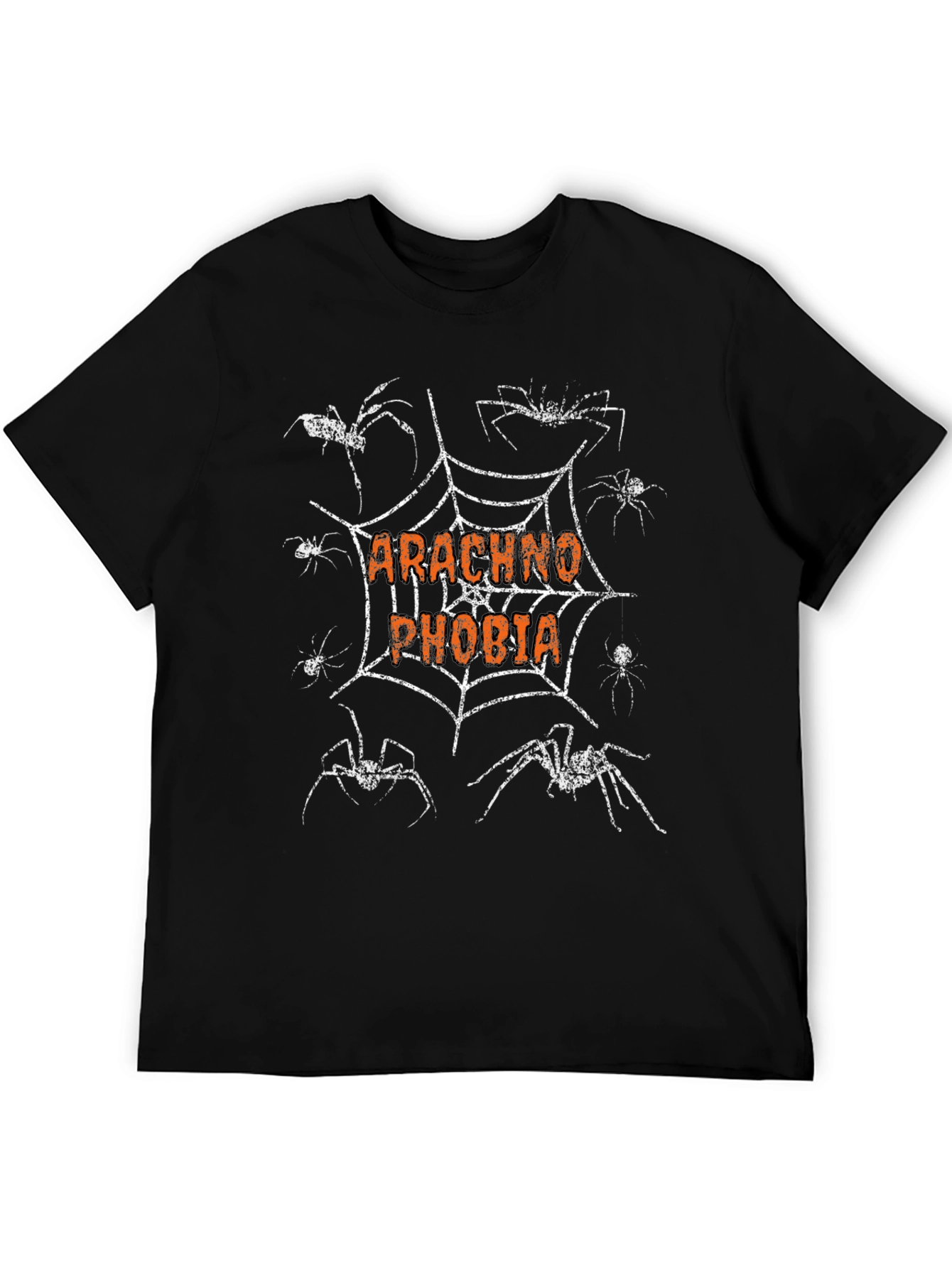 Arachnophobia Spider Web T-Shirt - Halloween