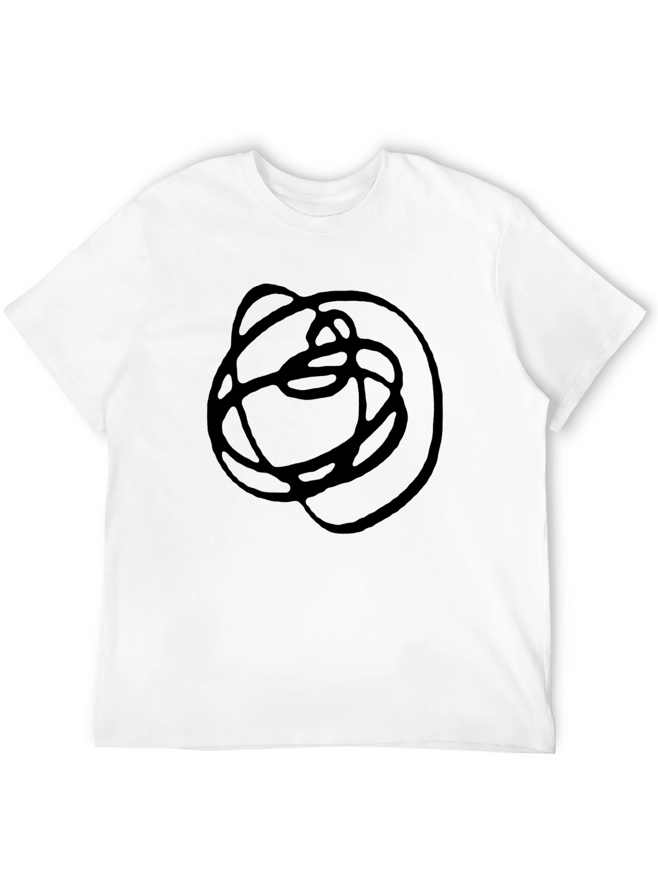Abstract Graphic Black T-Shirt - Modern Art Tee